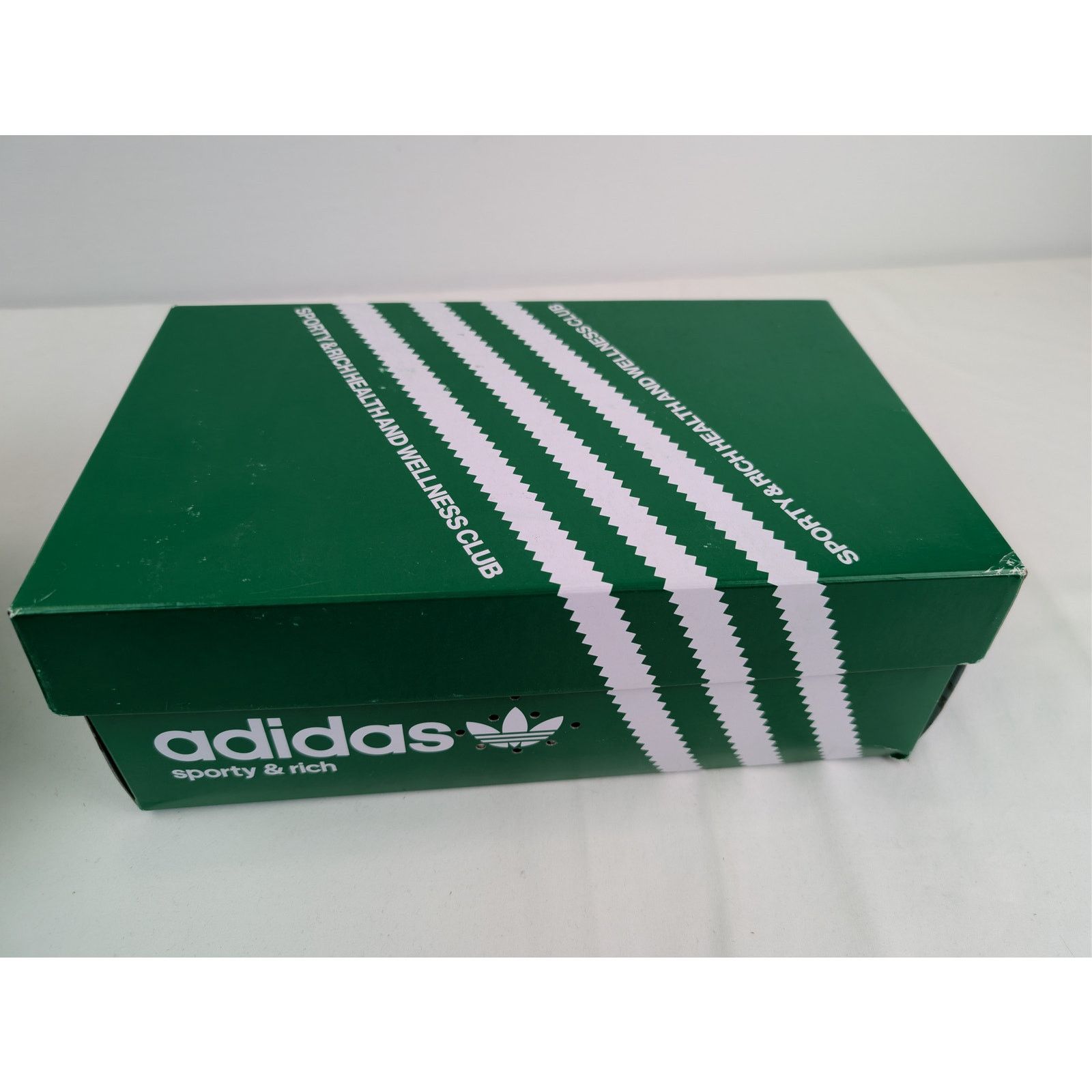 Adidas × Sporty & Rich o1rshd1 AS 250 Low-Top Sneakers in White / Green Size US 11.5 / EU 44-45 - 17 Thumbnail