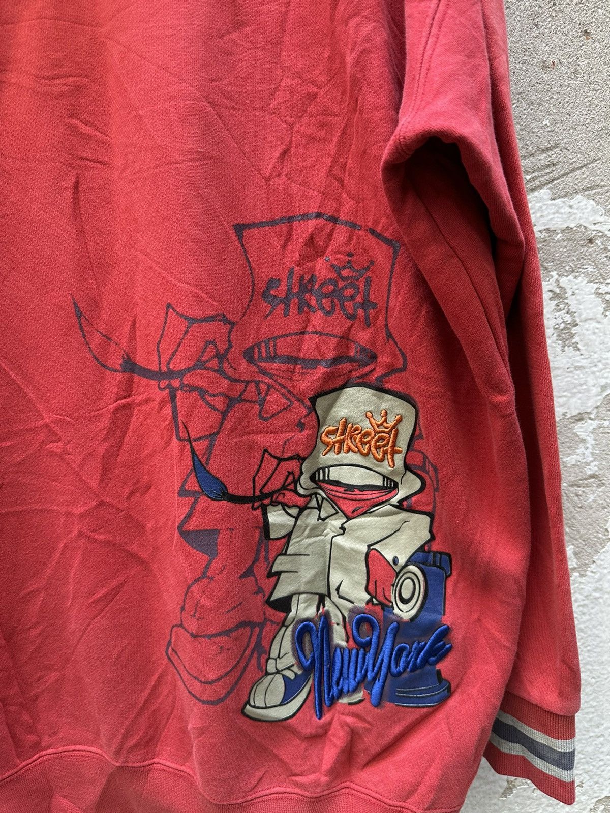 Vintage Vintage Y2K Hiphop Embroidery Hoodies Size US XL / EU 56 / 4 - 4 Thumbnail