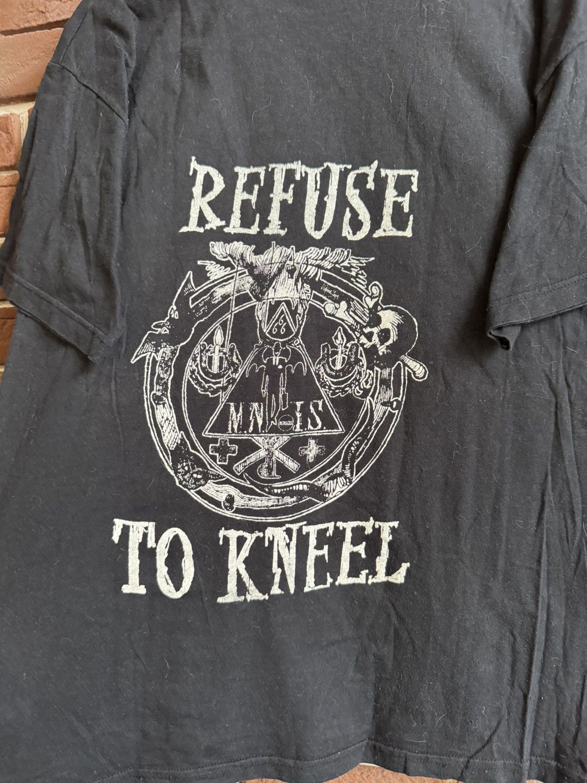 Vintage Vintage 2001 My Name Is Satan Refuse Kneel Hardcore Band Tee Size US L / EU 52-54 / 3 - 4 Thumbnail