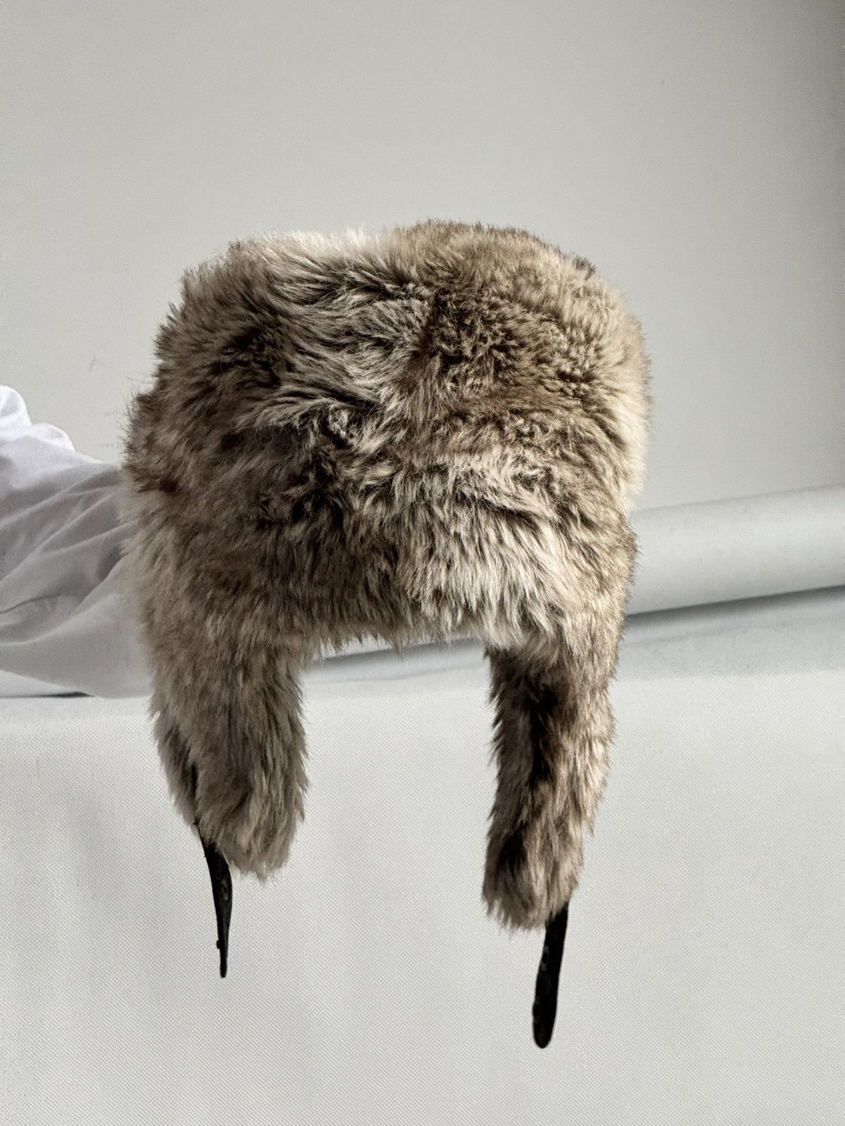 Japanese Brand Vintage fuzzy mohair japanese ushanka hat avant garde Size ONE SIZE - 7 Thumbnail
