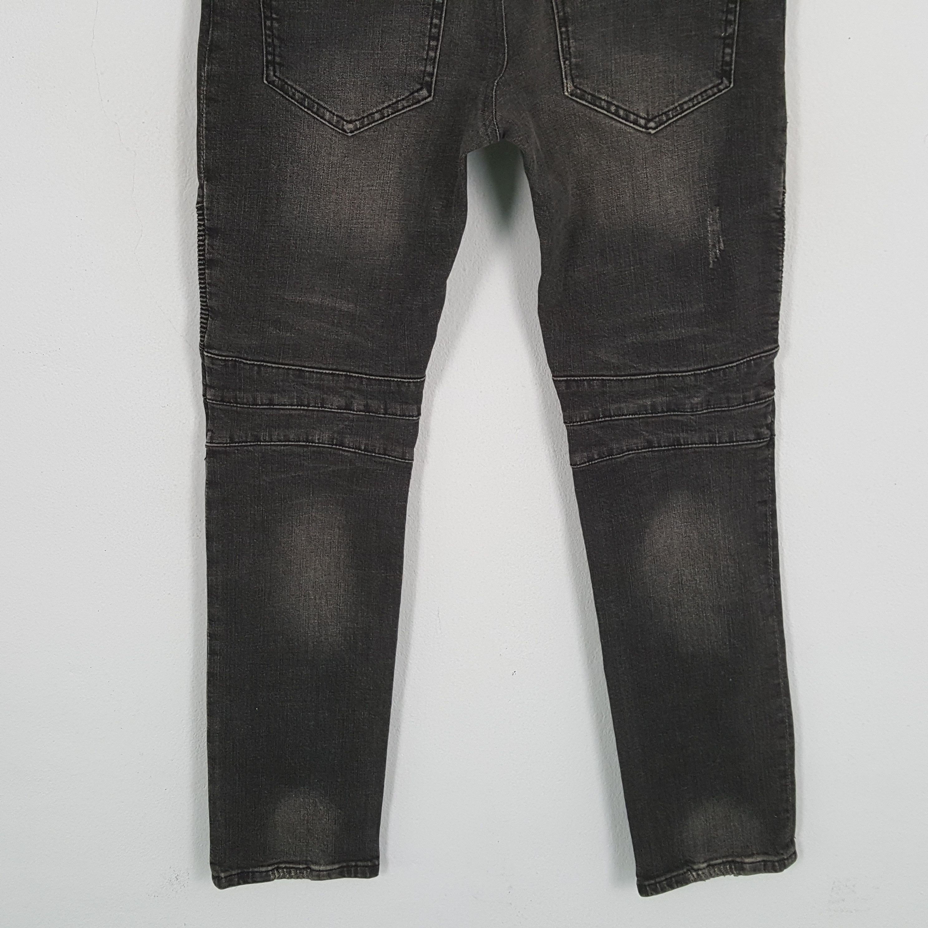 Vintage BALMAIN Paris Fashion Brand Distressed Jeans Size US 31 - 6 Thumbnail