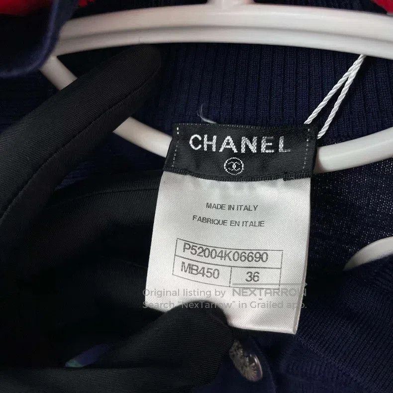 Chanel Chanel Floral pattern dark blue sweater Size XS / US 0-2 / IT 36-38 - 3 Thumbnail