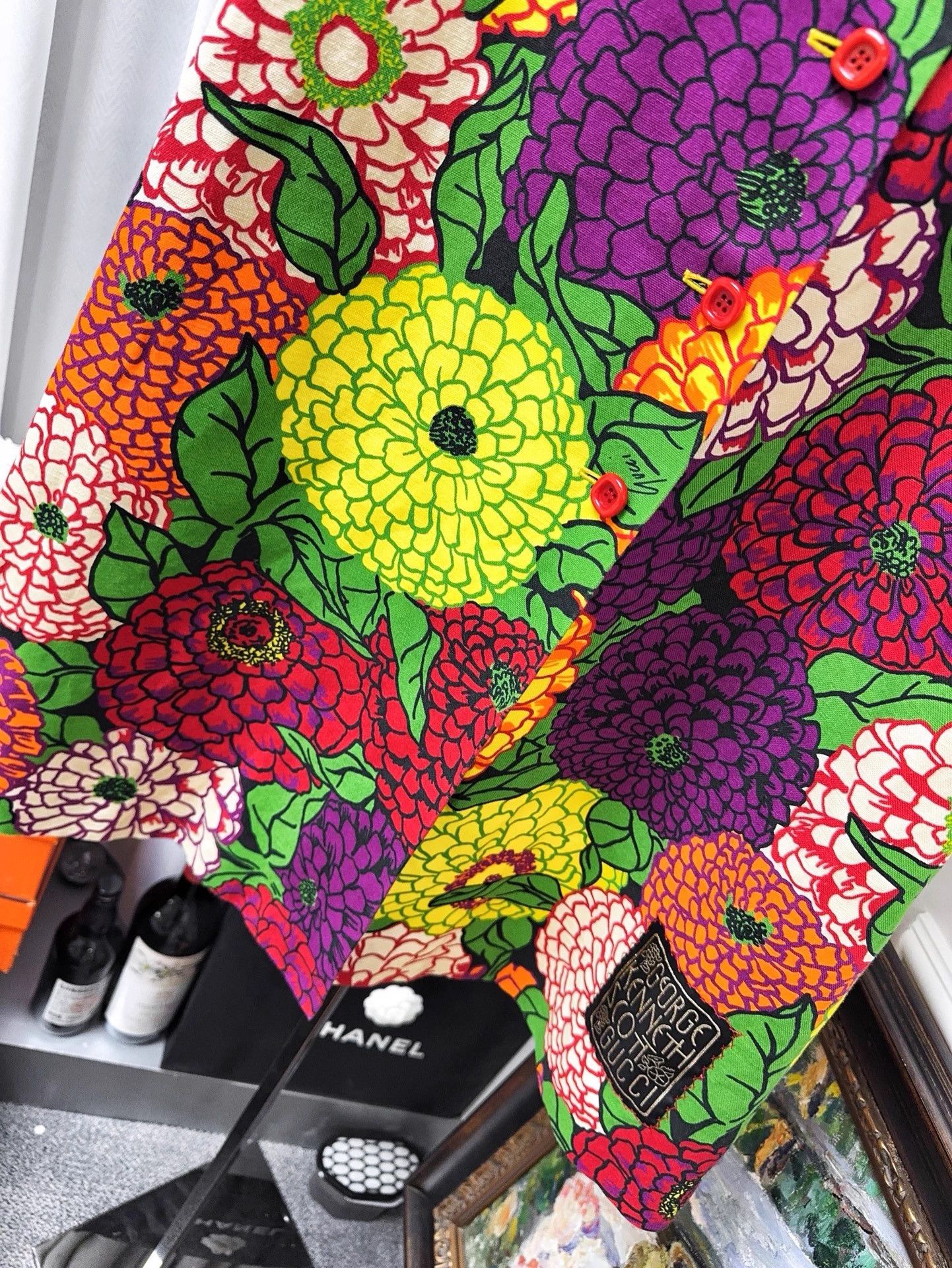 Gucci Gucci Floral Single-Breasted Long Skirt 38 IT Size S / US 4 / IT 40 - 4 Thumbnail