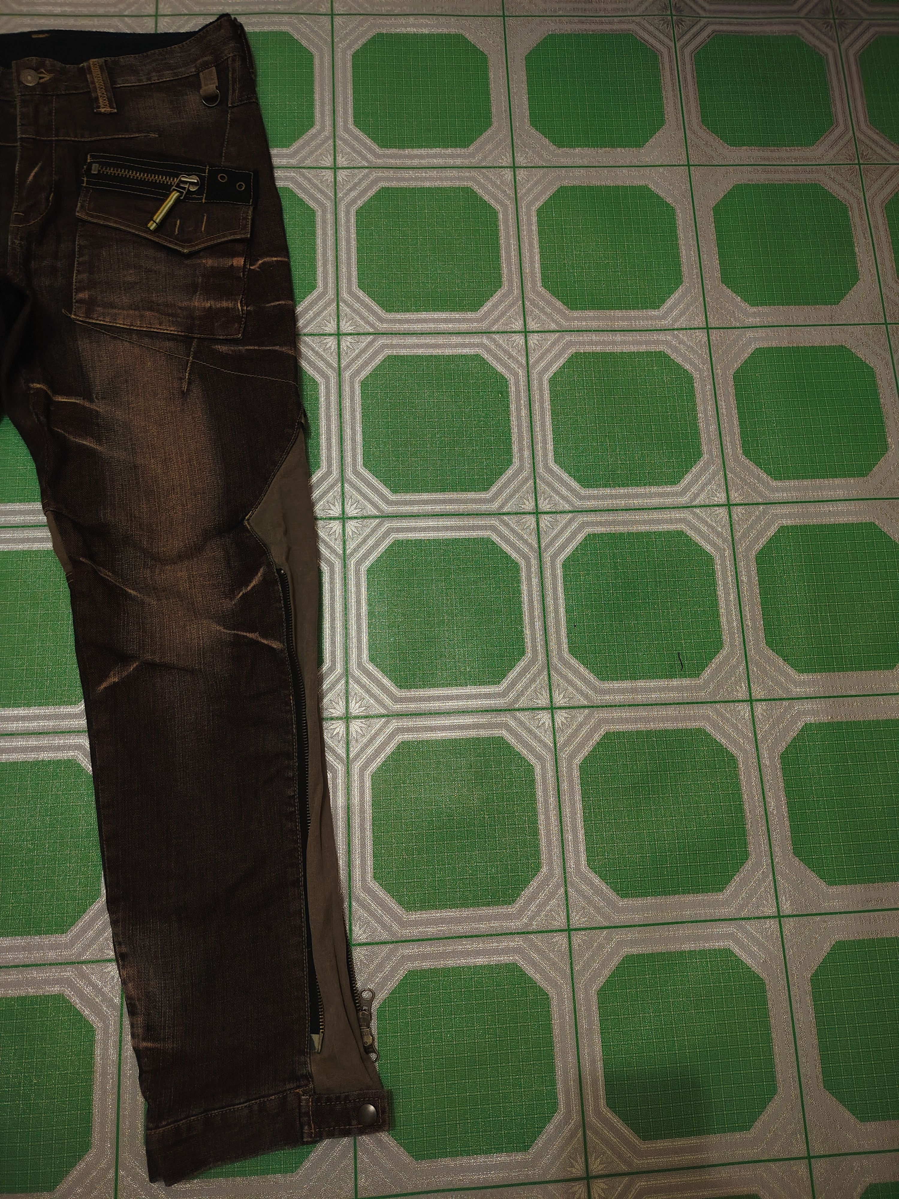 PPFM Japanese PPFM multi zipper bondage tactical jeans Size US 32 / EU 48 - 6 Thumbnail