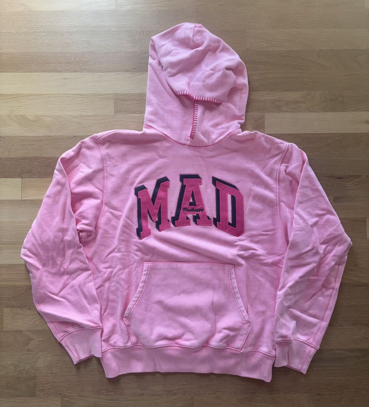 Gap × Madhappy Gap x MadHappy Pink Mad Logo Hoodie Size L / US 10 / IT 46 - 2 Thumbnail