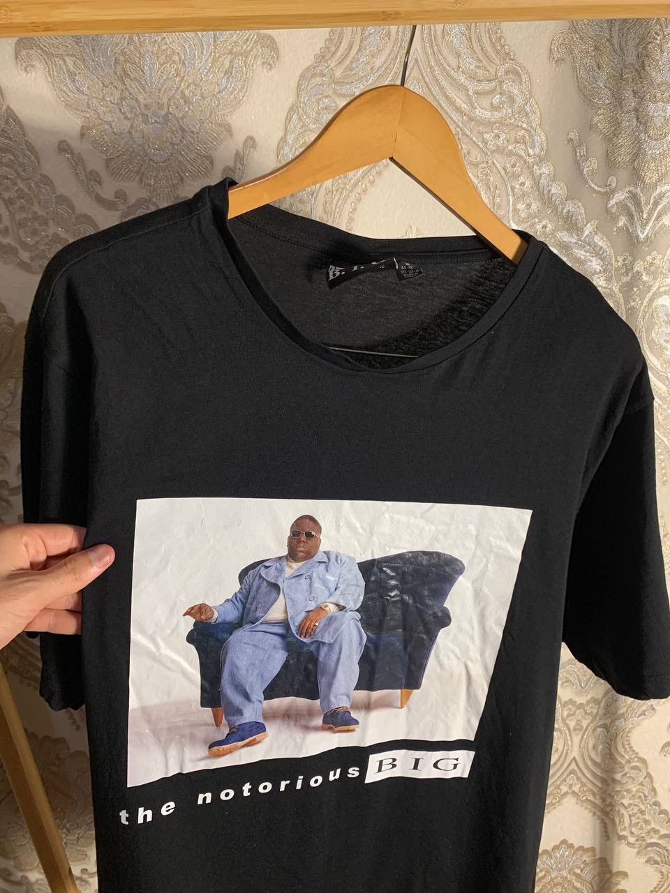 Rap Tees × Vintage VERY RARE NOTORIOUS B.I.G T-SHIRT BIG LOGO HIP HOP RAP Y2K Size US XL / EU 56 / 4 - 2 Thumbnail