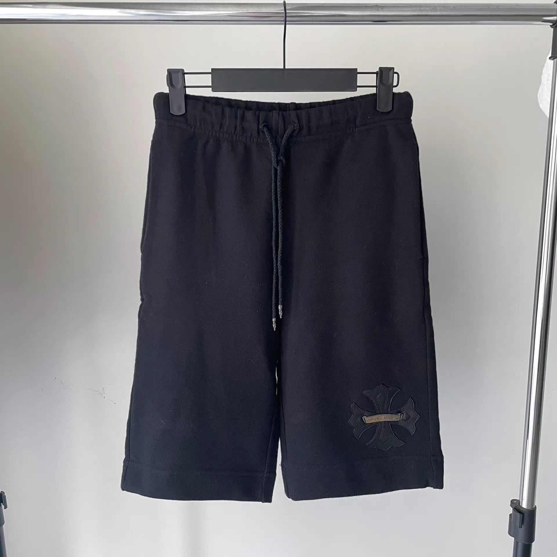 Chrome Hearts Chrome Hearts CH Limited Leather Patch Cross Scroll Shorts Size US 31 - 1 Thumbnail
