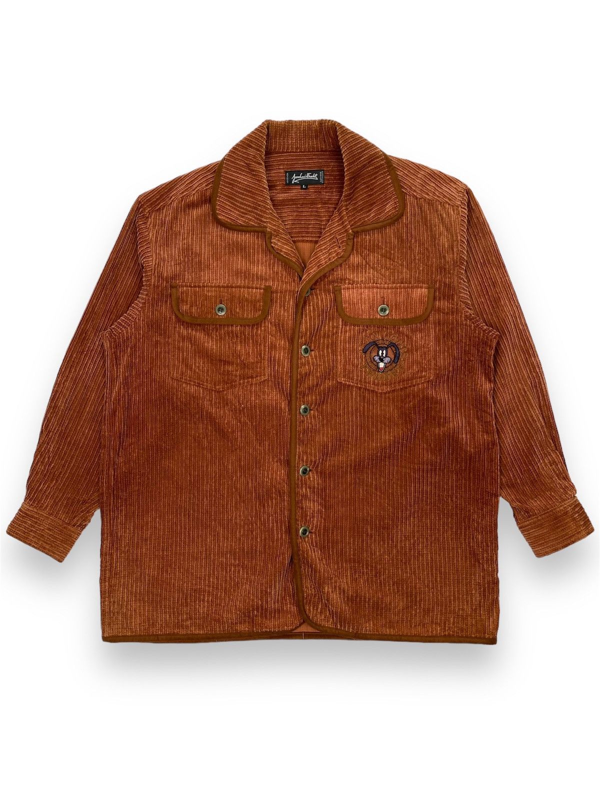 Japanese Brand Jean Louis Fradet Corduroy Jacket Size US M / EU 48-50 / 2 - 1 Thumbnail