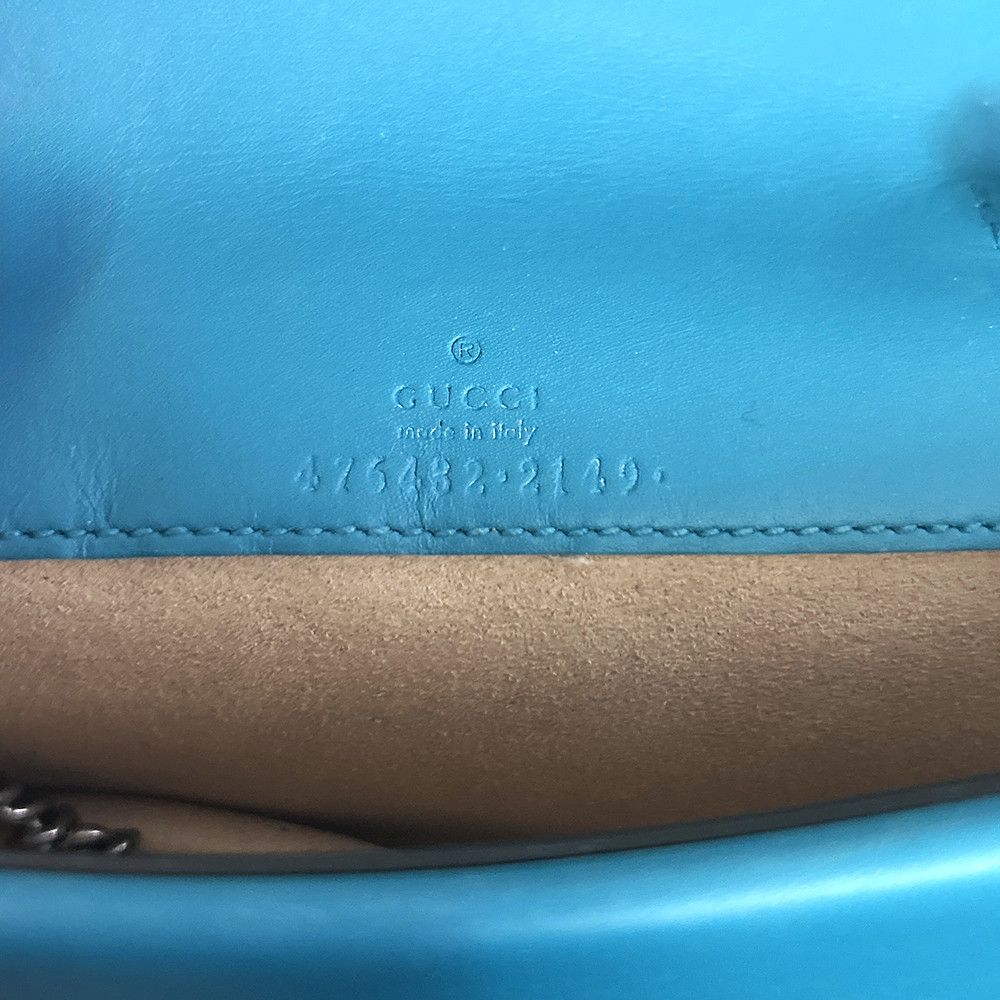 Gucci GUCCI Velvet Super Mini Dionysus Shoulder Bag Peacock Blue Size ONE SIZE - 12 Thumbnail