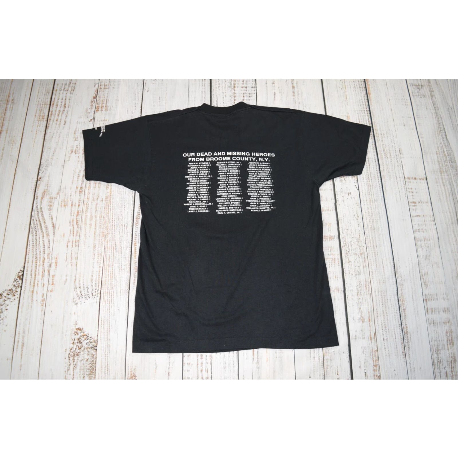 Fruit Of The Loom VINTAGE 90s Vietnam Veterans Organization Shirt Black Large L Fruit of the Loom Mens Size US L / EU 52-54 / 3 - 6 Thumbnail