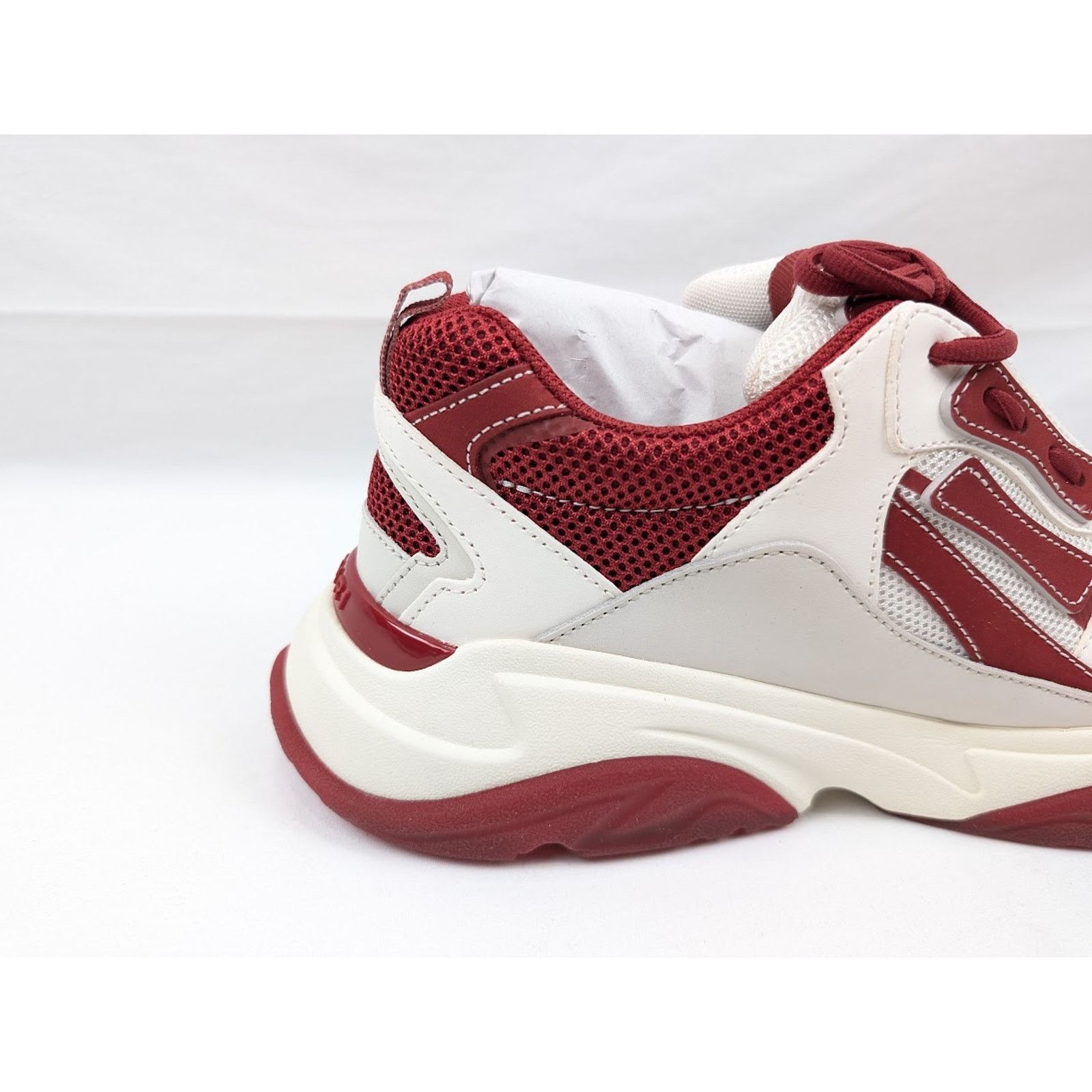 Amiri o1rshd1 Bone Runner in Cream/Red Size US 11 / EU 44 - 4 Thumbnail