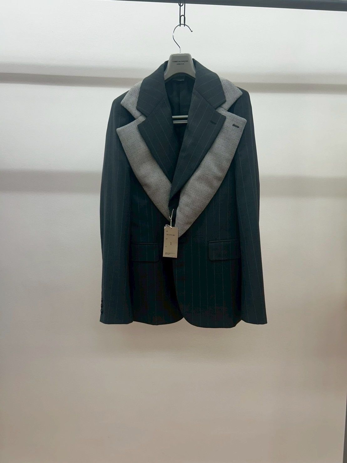 Comme des Garcons Homme Plus Comme des Garçons Homme Plus SS26 Layered Lapel Blazer Size US S / EU 44-46 / 1 - 1 Thumbnail