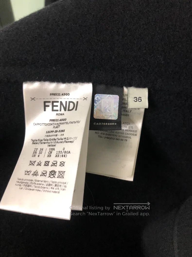 Fendi Fendi Coat Size XXS / US 00 / IT 34 - 3 Thumbnail