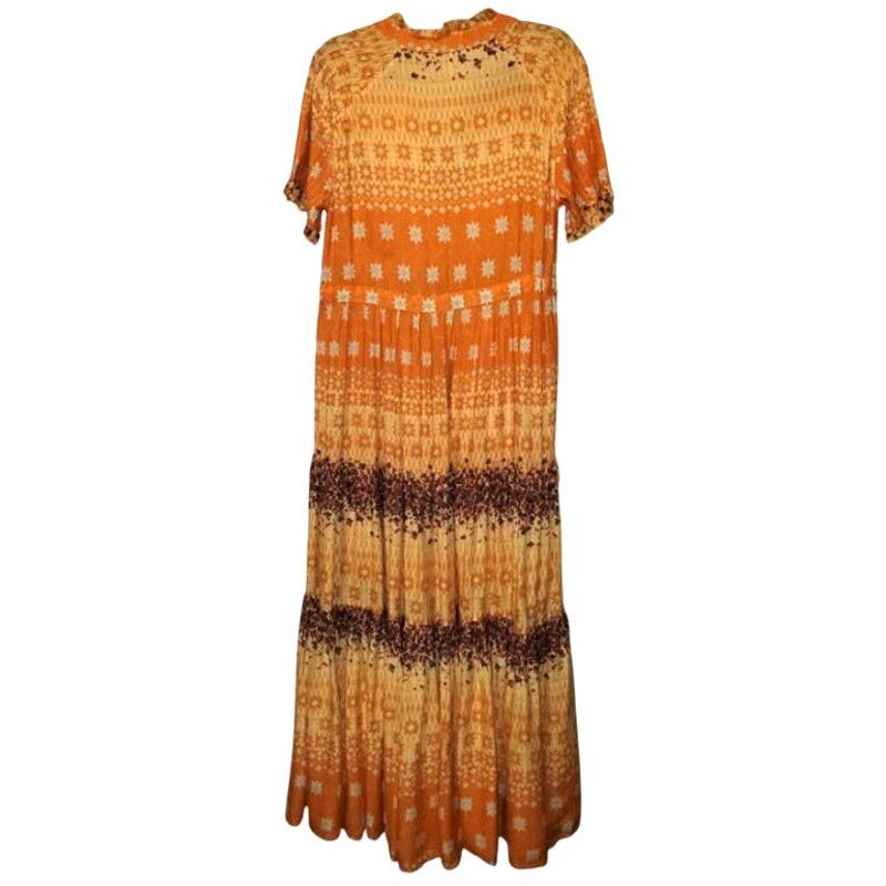 Free People New Free People Rare Feelings Tiered Maxi Dress $148 XS Size XS / US 0-2 / IT 36-38 - 8 Thumbnail