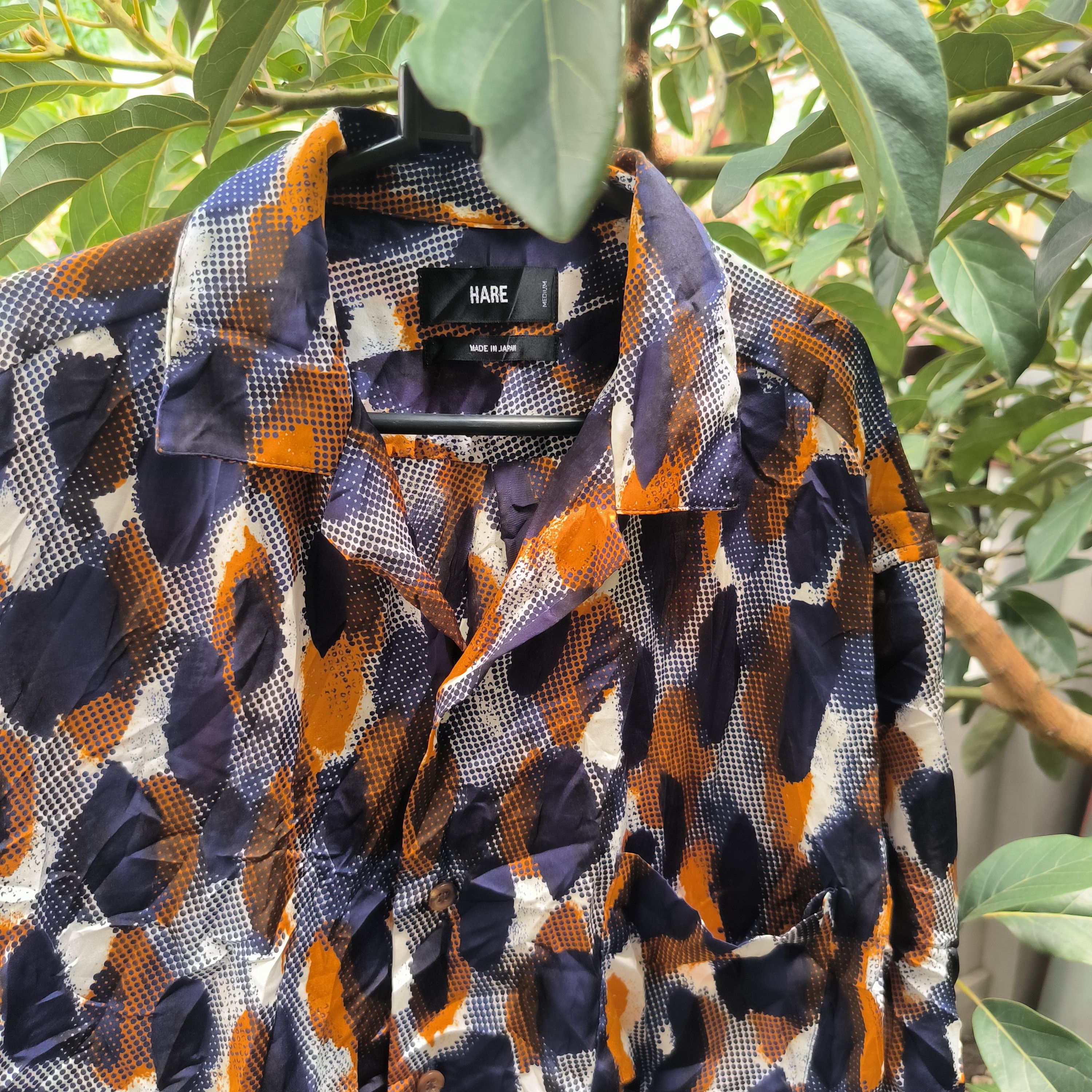 Japanese Brand HARE Japan Open Collar Shirt Size US M / EU 48-50 / 2 - 6 Thumbnail