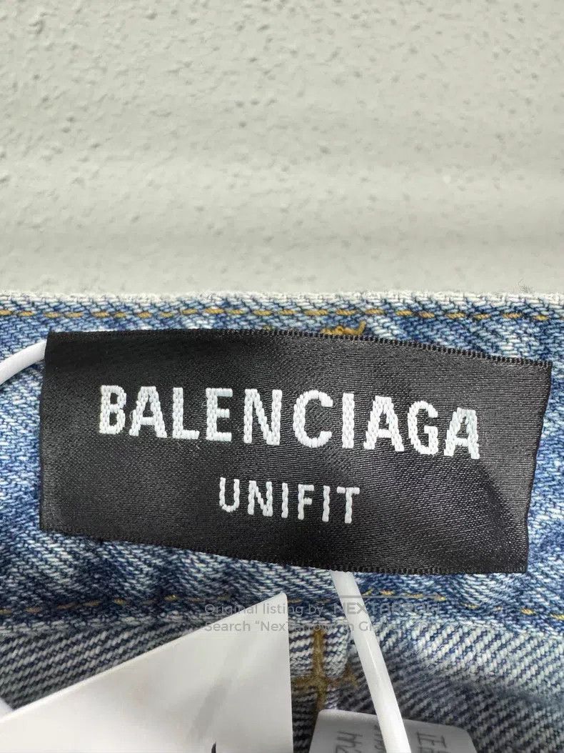 Balenciaga Balenciaga size M Cut and Washed Fringe Denim Shorts Size US 27 - 3 Thumbnail