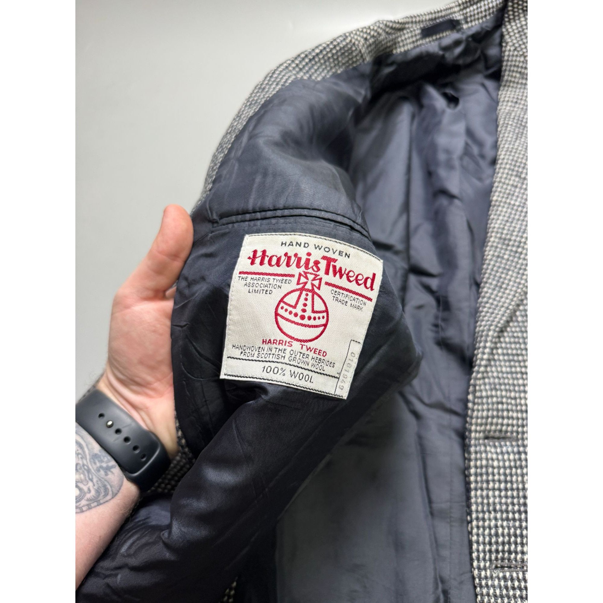 Harris Tweed Harris Tweed Two Button Blazer (Y1125) Size 42R - 6 Thumbnail