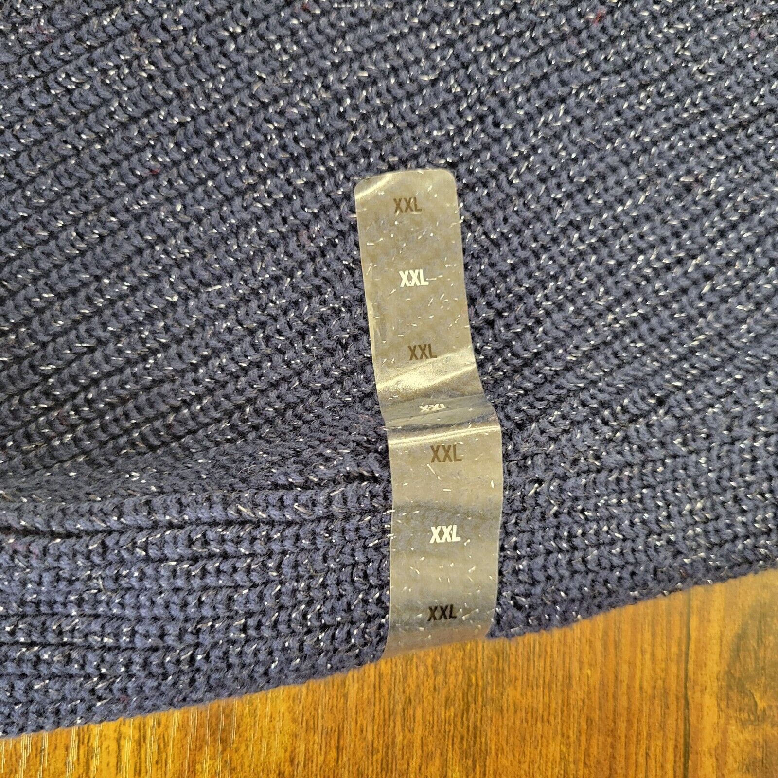 Other ANA Women's XXL Navy Blue Knit Sparkled Pullover Sweater Size XXL / US 16-18 / IT 52-54 - 8 Thumbnail