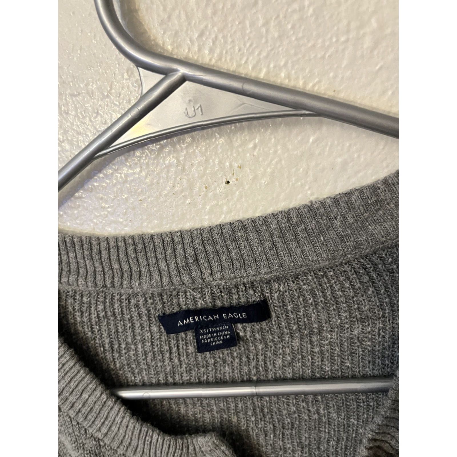 American Eagle Outfitters American Eagle Sweater Unisex XS Lightweight Button Henley 5 Grey Size XS / US 0-2 / IT 36-38 - 3 Thumbnail