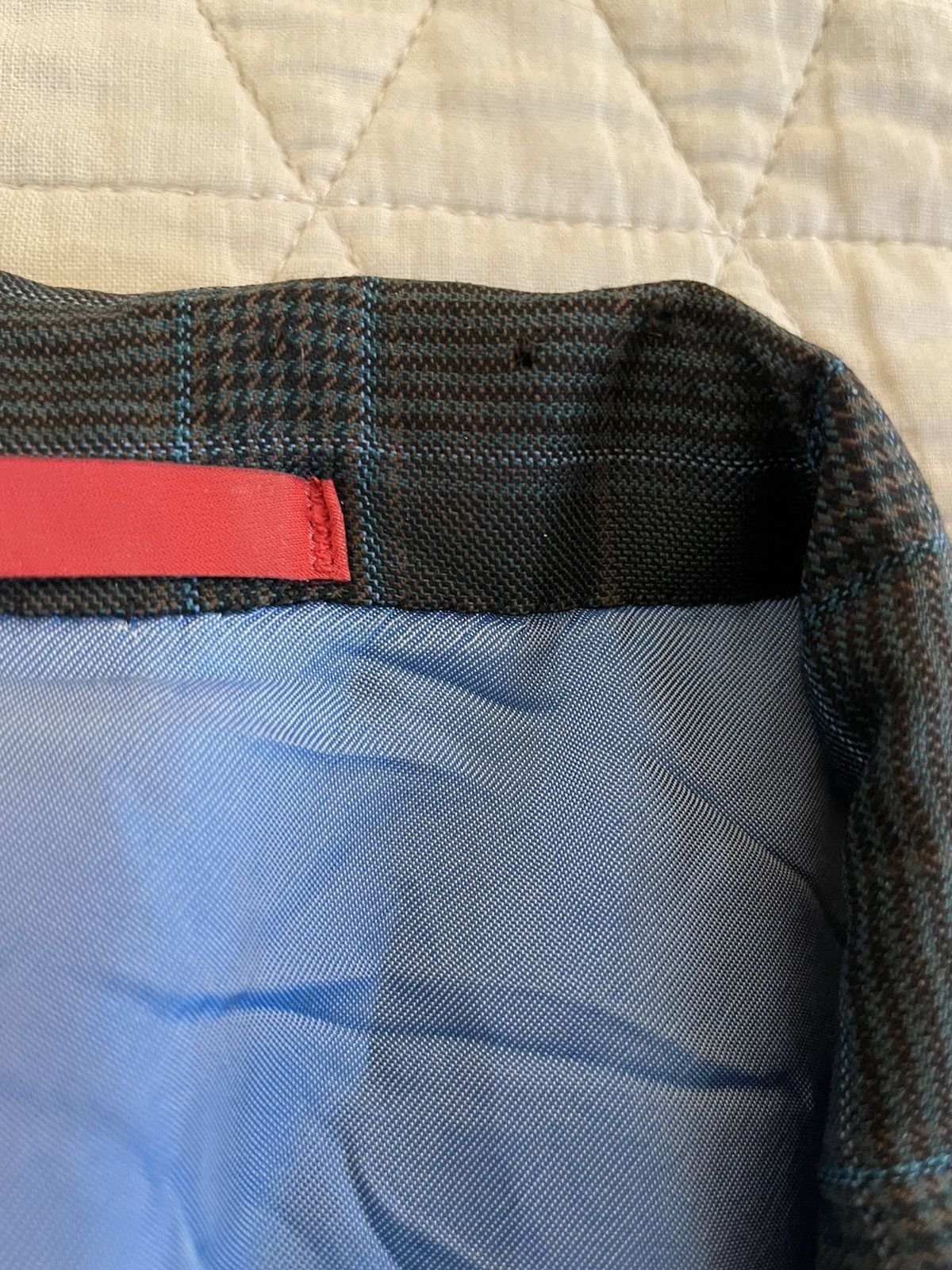 Isaia Super 120's Wool Plaid Sport Coat Size 40S - 10 Thumbnail