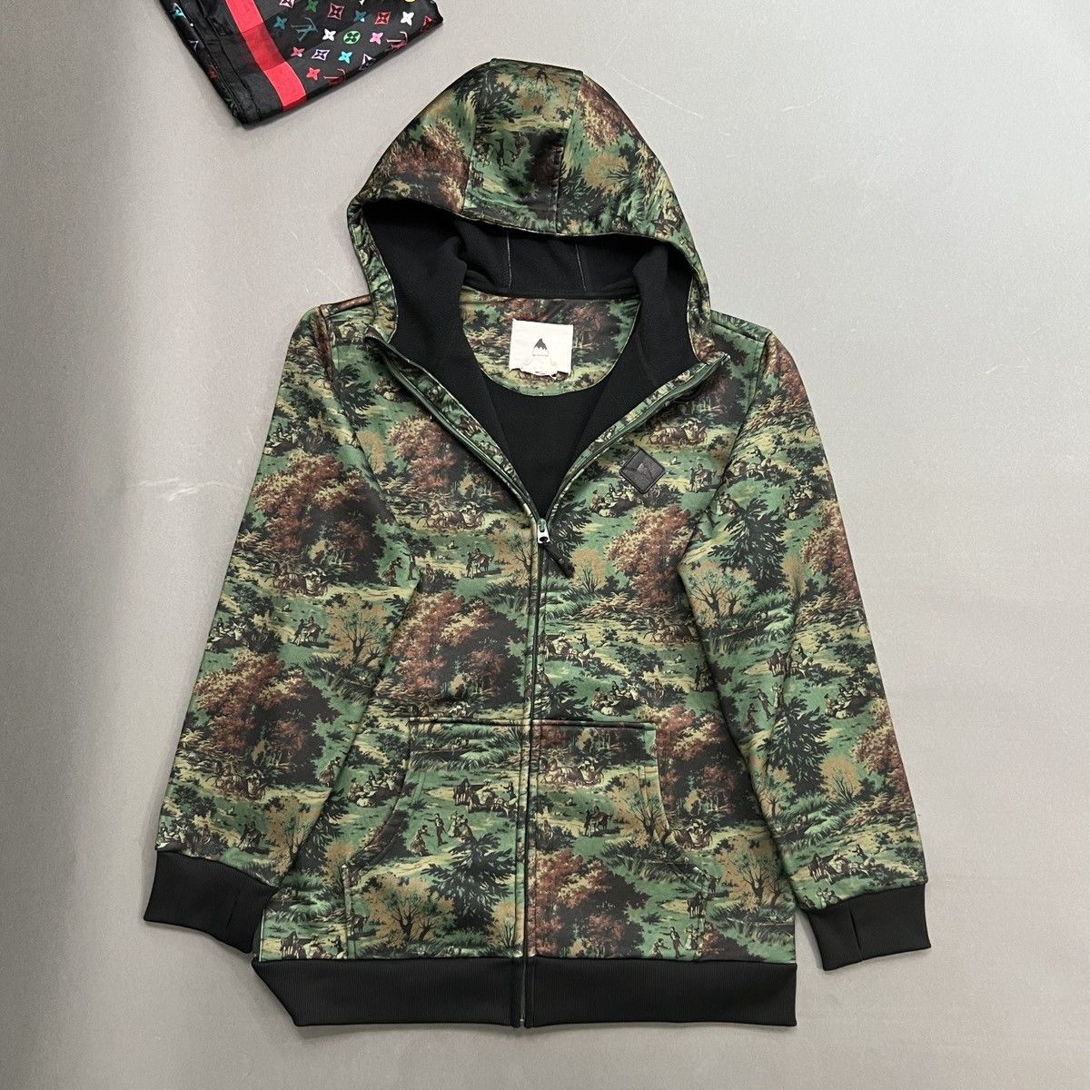 Burton BURTON Dryride Countryside Print Hooded Full Zip Jacket Size US M / EU 48-50 / 2 - 6 Thumbnail