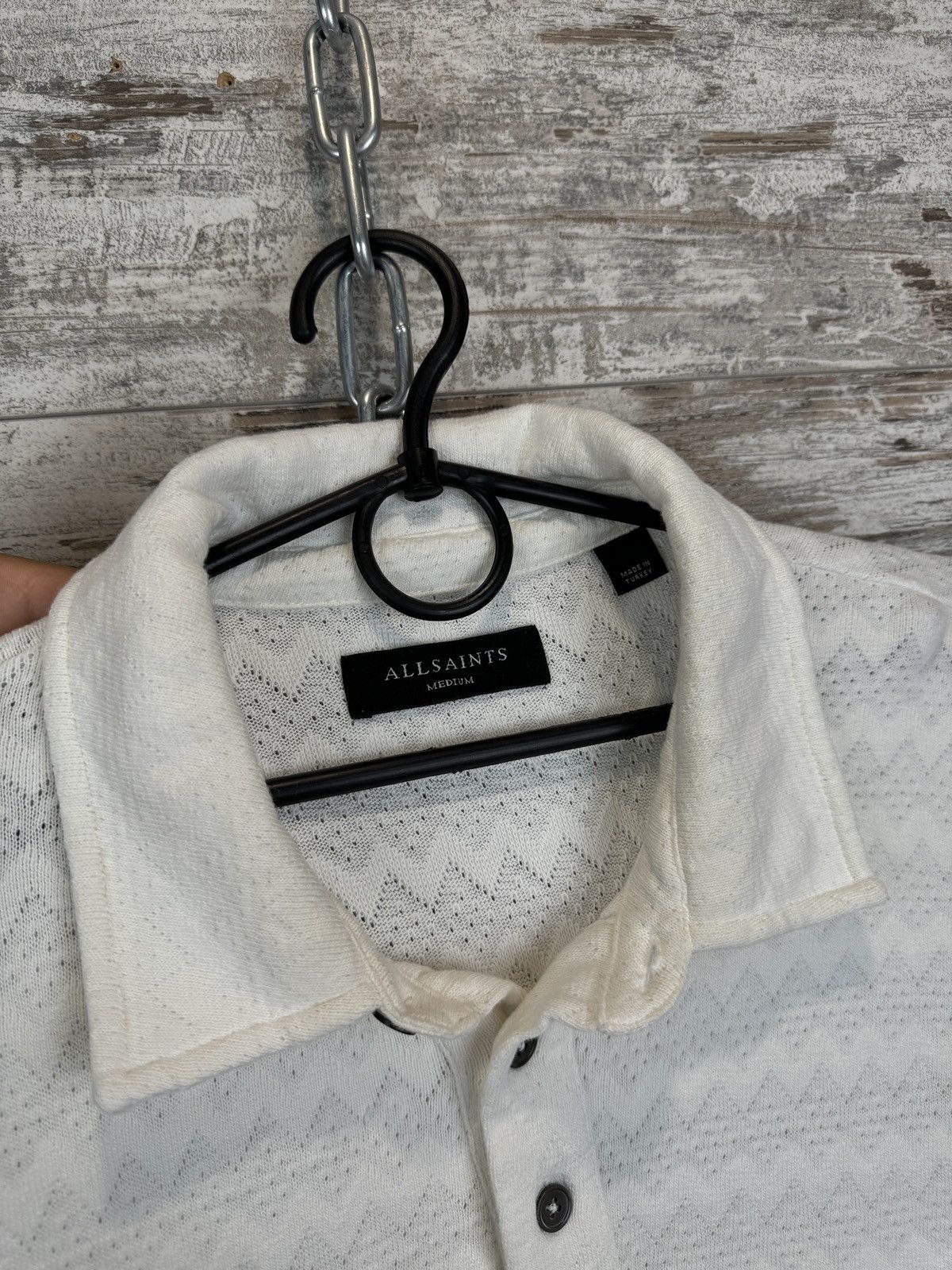Allsaints Mens AllSaints Rafa Oversized Polo T-shirt polos luxury Size US M / EU 48-50 / 2 - 5 Thumbnail