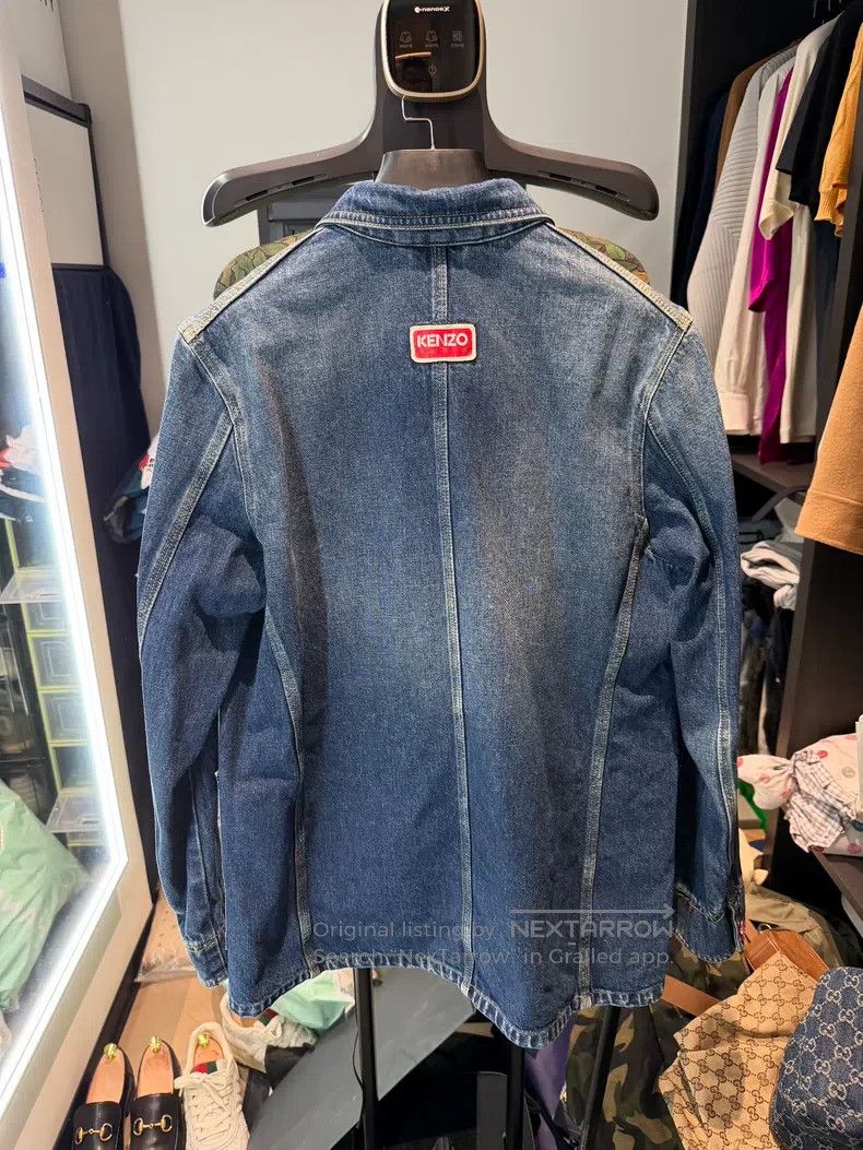 Kenzo Kenzo Begonia Flower Denim Jacket Size US M / EU 48-50 / 2 - 2 Thumbnail