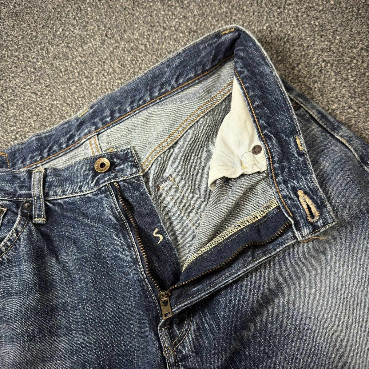 Kapital Archive Vintage Flared Japanese Selvedge Edwin 505s Redline Size US 31 - 12 Thumbnail