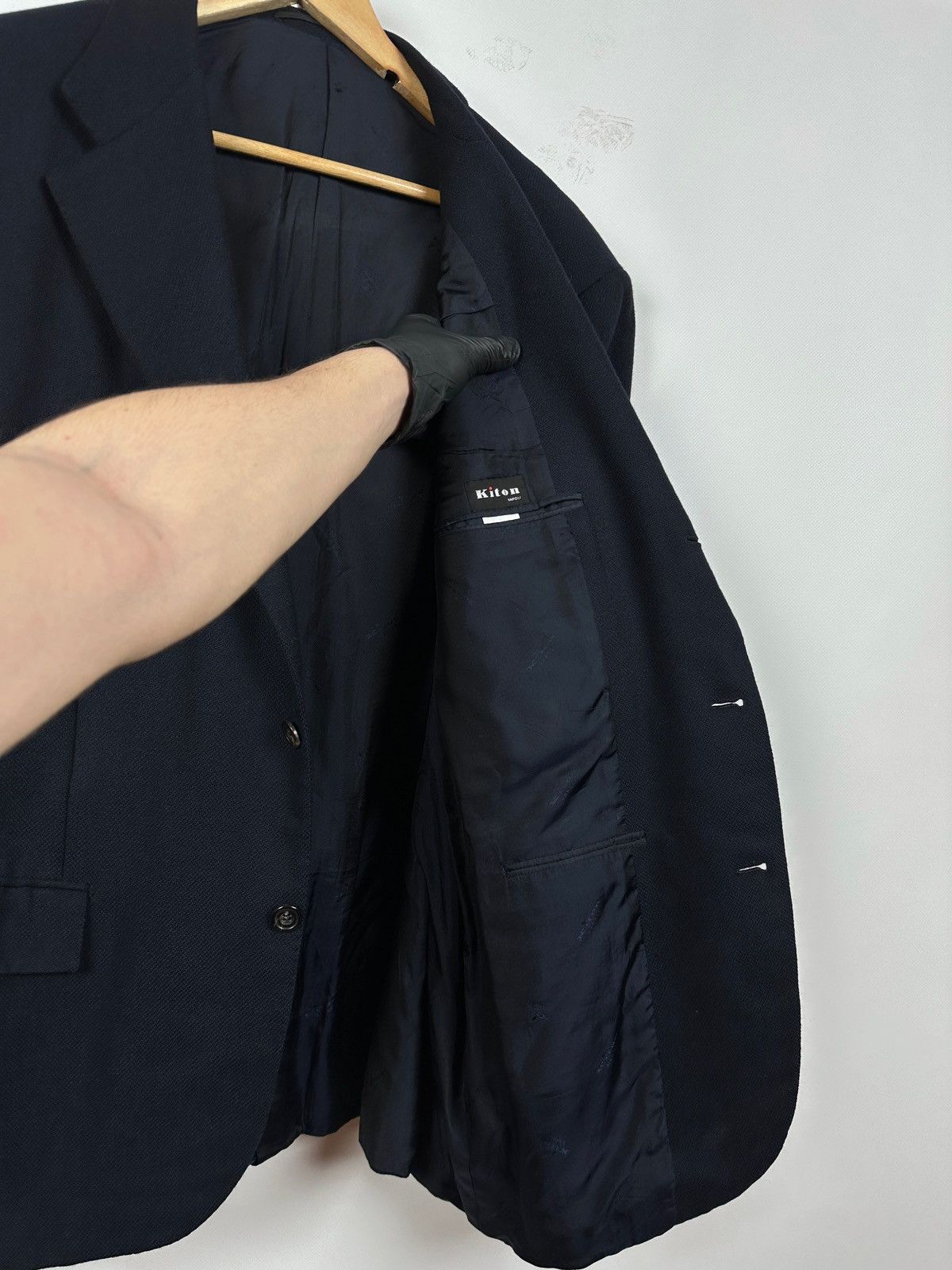 Kiton Vintage Kiton 3 Button Cashmere Blazer Jacket Size 54R - 17 Thumbnail