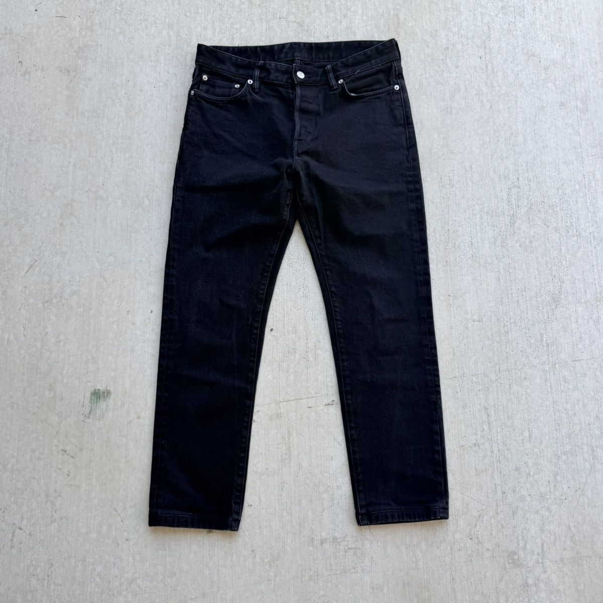 Buck Mason Maverick Slim Jeans Black Men Size 34 Stretch, Men's