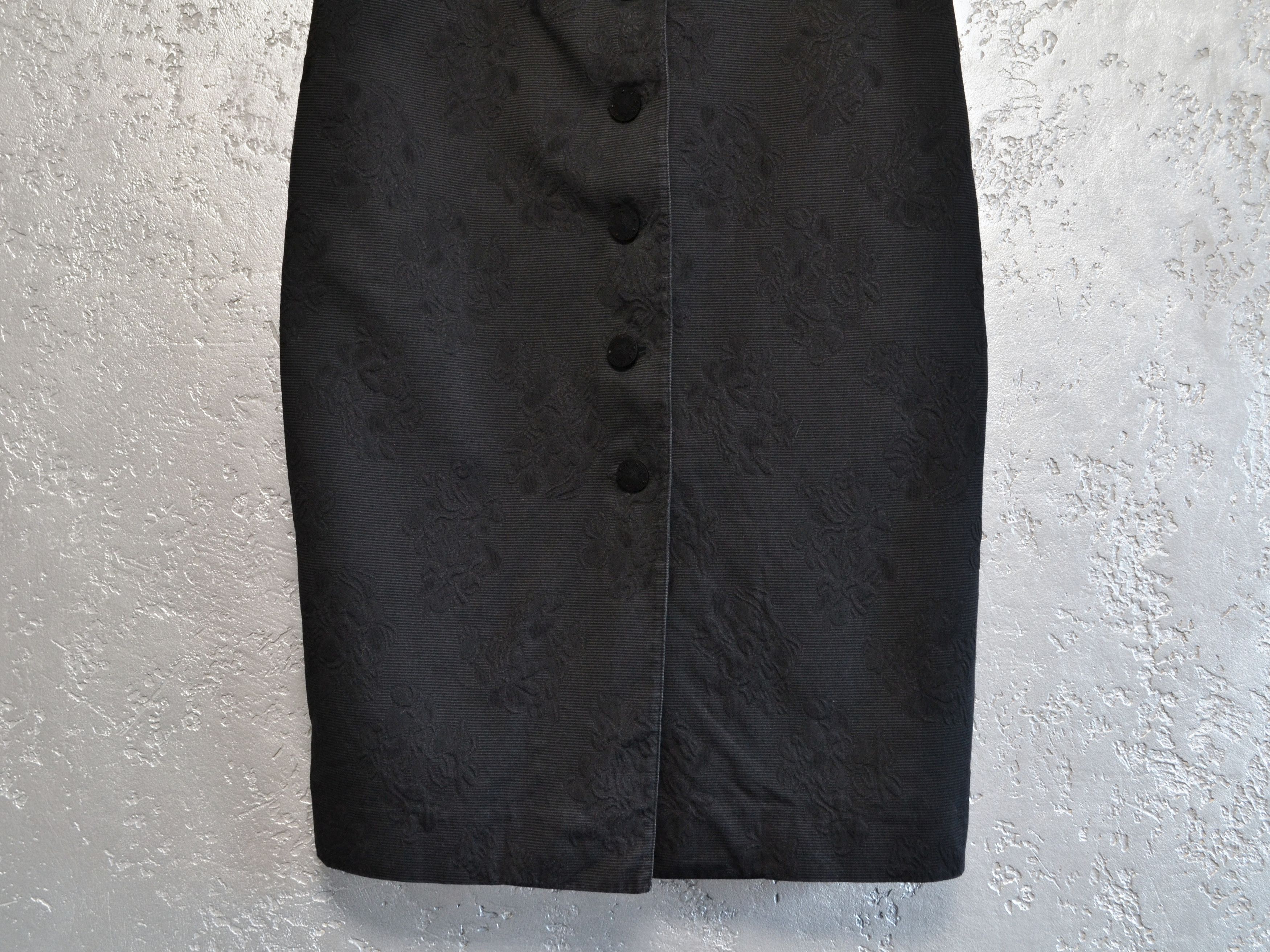 Nina Ricci NINA RICCI Vintage Black Cotton Dress Women’s Size 42 Size M / US 6-8 / IT 42-44 - 5 Thumbnail