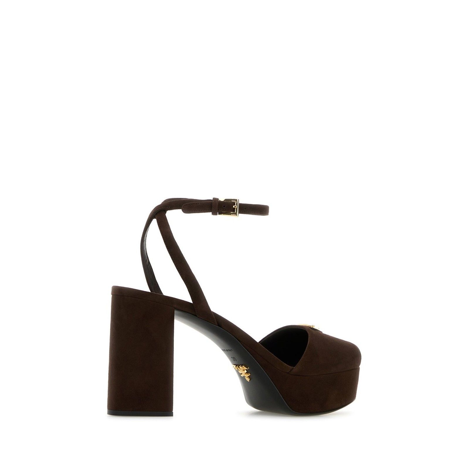 Prada PRADA Platform Brown Suede 110mm Heel Sandals New And Authen Size US 10 / IT 40 - 3 Thumbnail