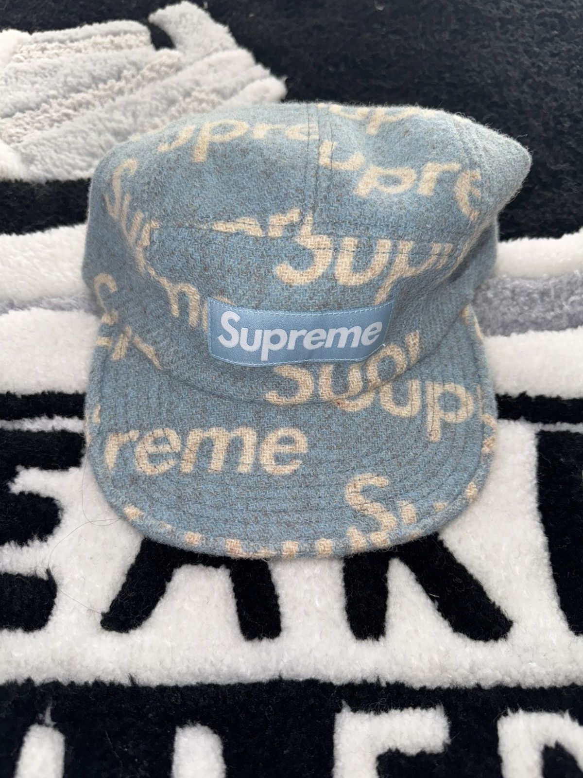 帽子 supreme x harristweed campcap Supreme Harris Tweed Camp Cap | Grailed