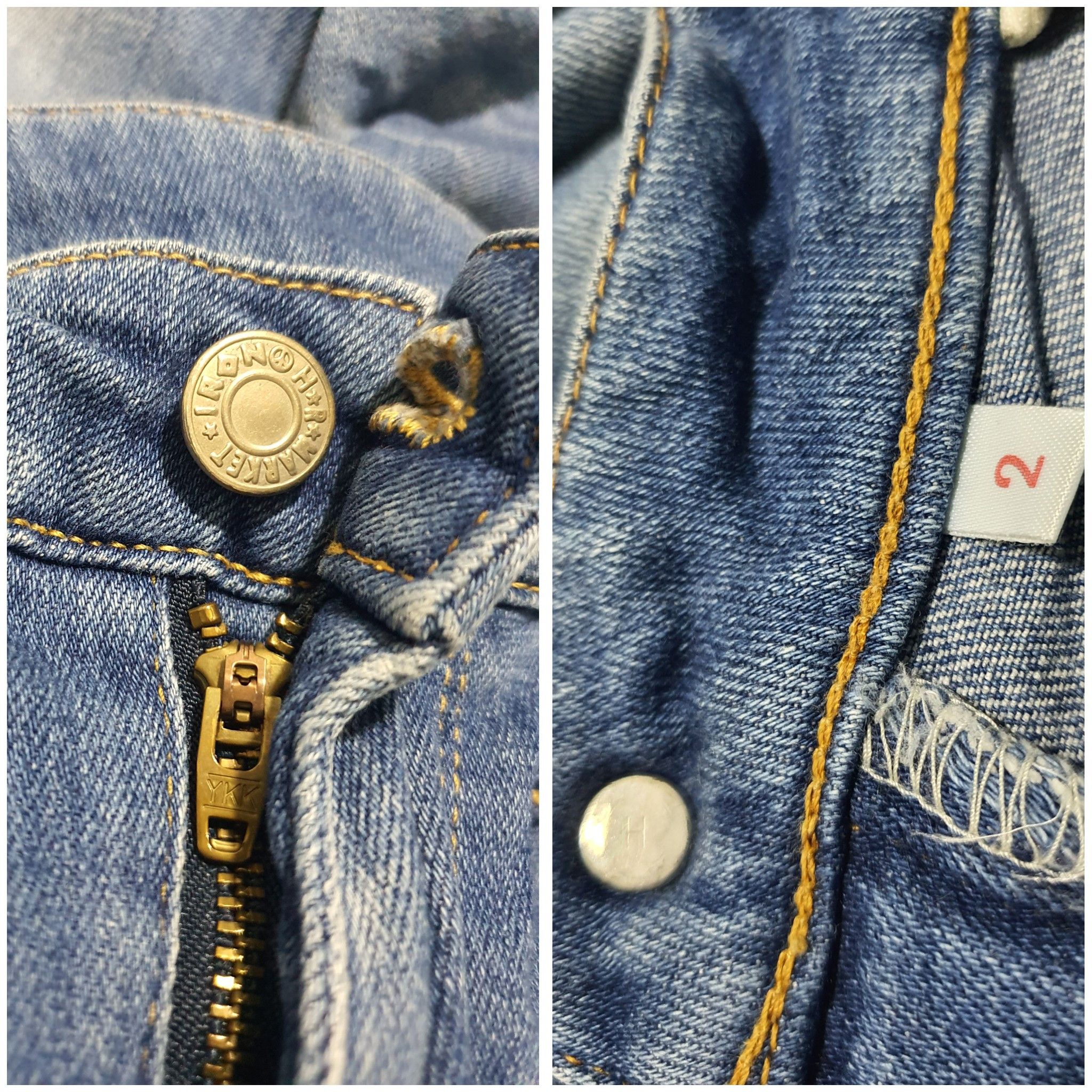 Blue Blue Japan × Japanese Brand BLUE BLUE 28”/39” STRETCHABLE GIRL JEANS Size 28" / US 6 / IT 42 - 4 Thumbnail