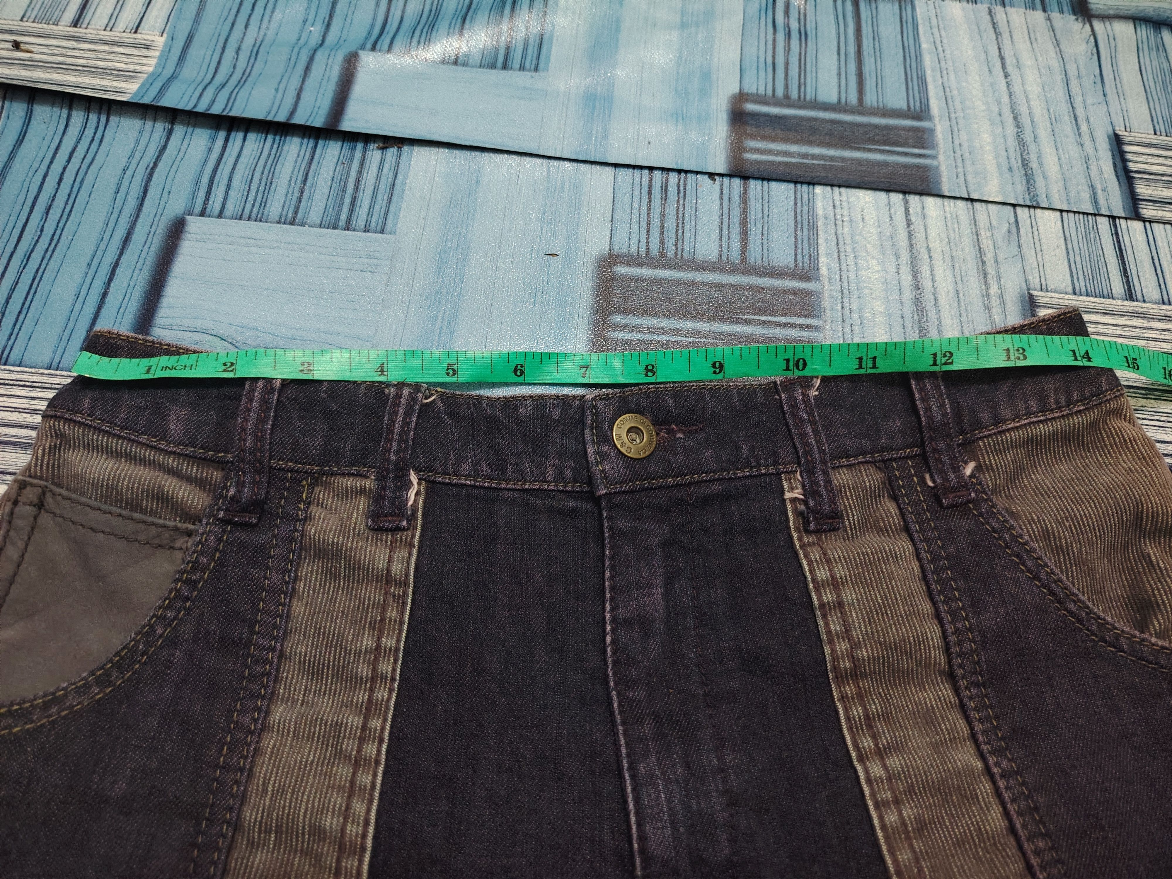 If Six Was Nine Rare Comme ca Comme ci side leather line flared pants Size US 28 / EU 44 - 24 Thumbnail