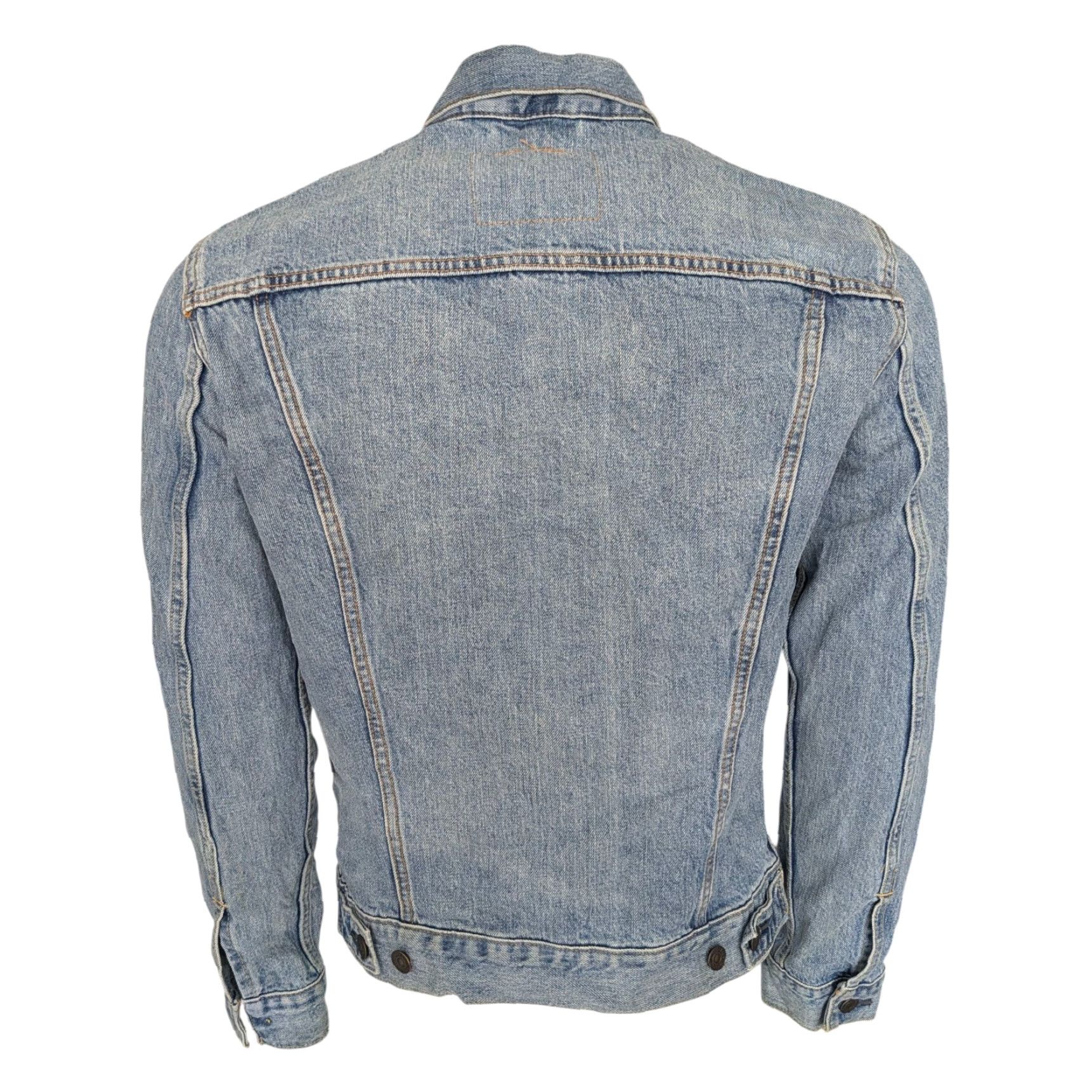 Levi's Levi’s Trucker Denim Jacket M Medium Blue Vintage 100% Cotton Red Tab USA Jacket Mens Vintage USA 90s 00s Size US M / EU 48-50 / 2 - 3 Thumbnail