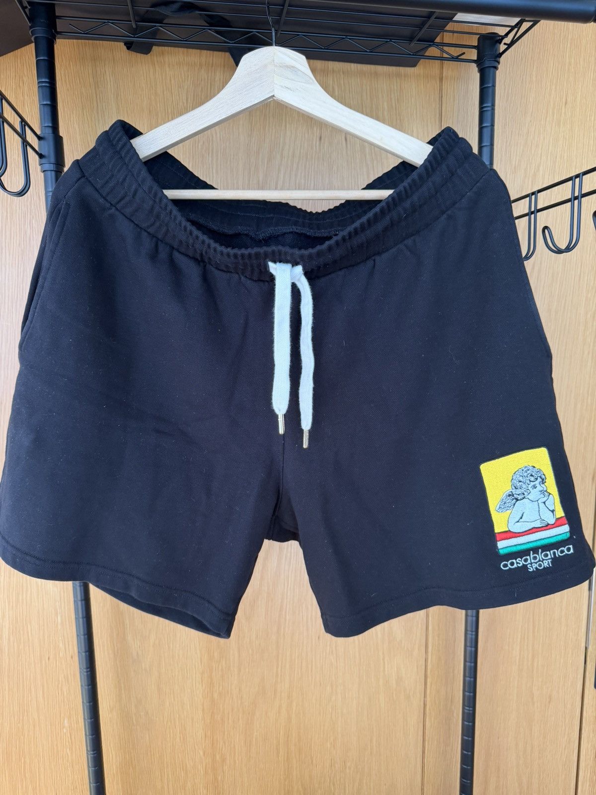 Casablanca Casablanca angel sweatshorts - size L Size US 34 / EU 50 - 2 Thumbnail