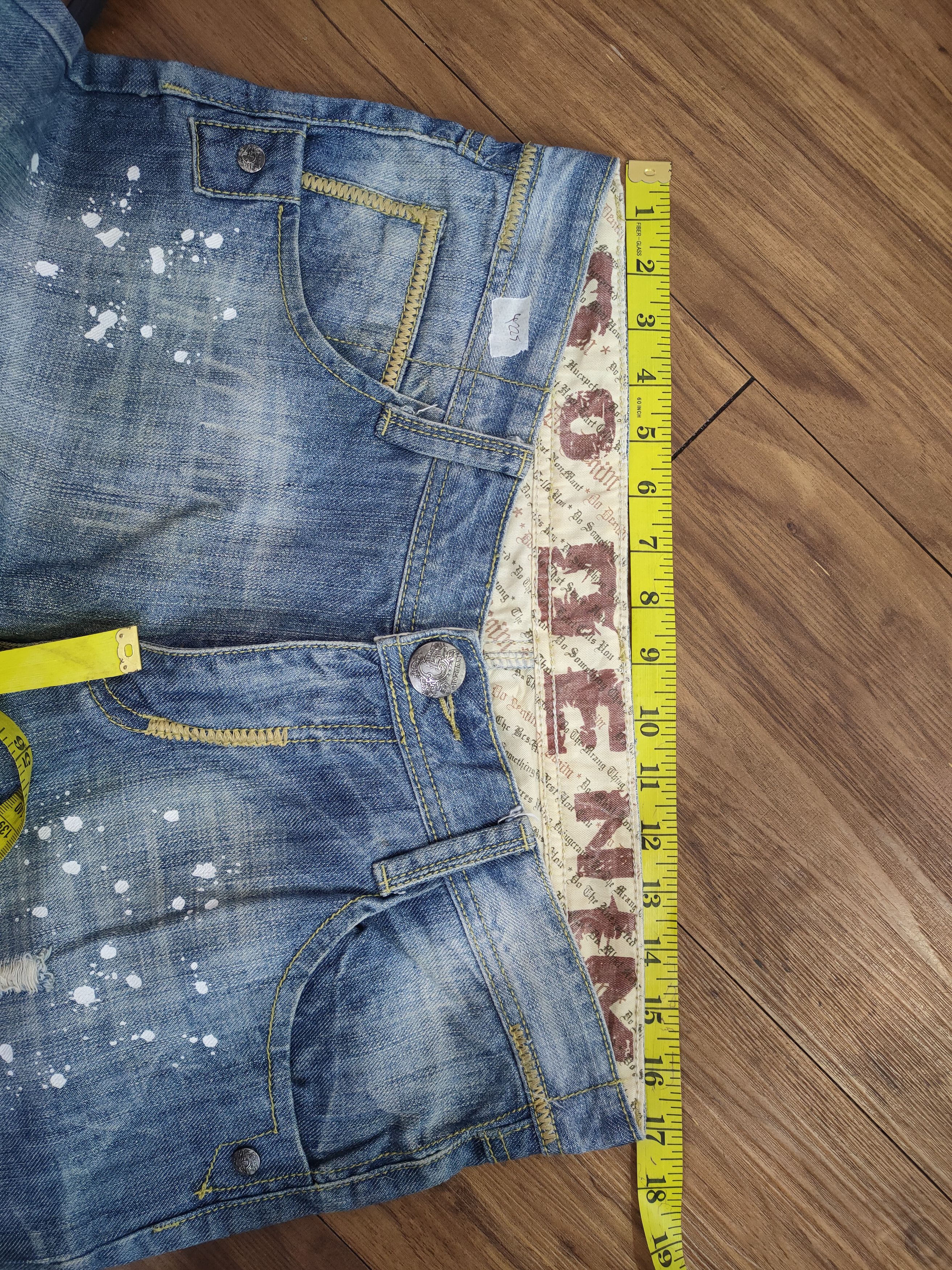 Japanese Brand VINTAGE DO DENIM DISTRESSED FADED JEANS DENIM PANTS Size US 34 / EU 50 - 6 Thumbnail