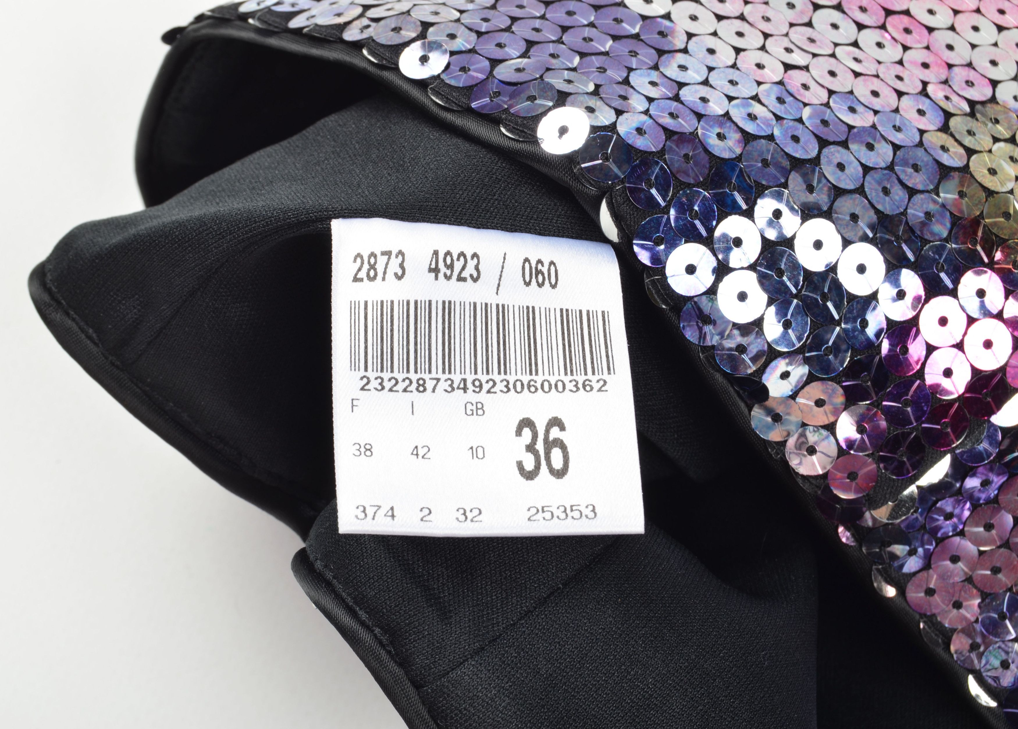 Designer Vera Mont France Embellished Y2K Glam Corset Style Top Size S / US 4 / IT 40 - 8 Thumbnail