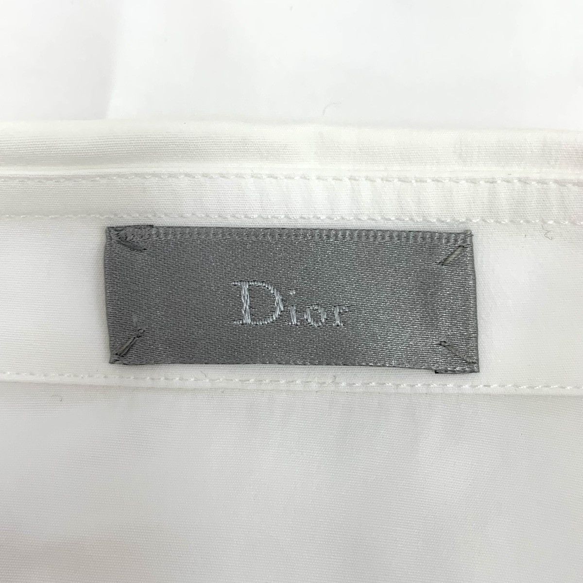 Dior Dior White Bee Embroidered Cotton Short Sleeve Shirt Size S / US 4 / IT 40 - 7 Thumbnail