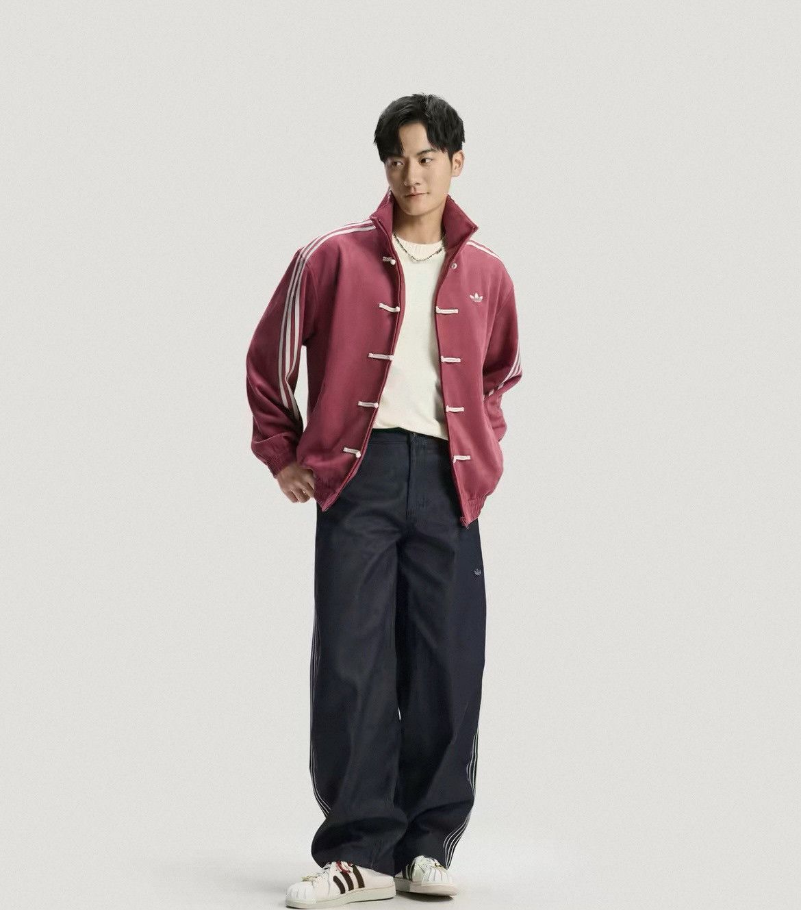 Adidas Adidas Chinese New Year Exclusive Edition Tang Jacket Red Size US L / EU 52-54 / 3 - 3 Thumbnail