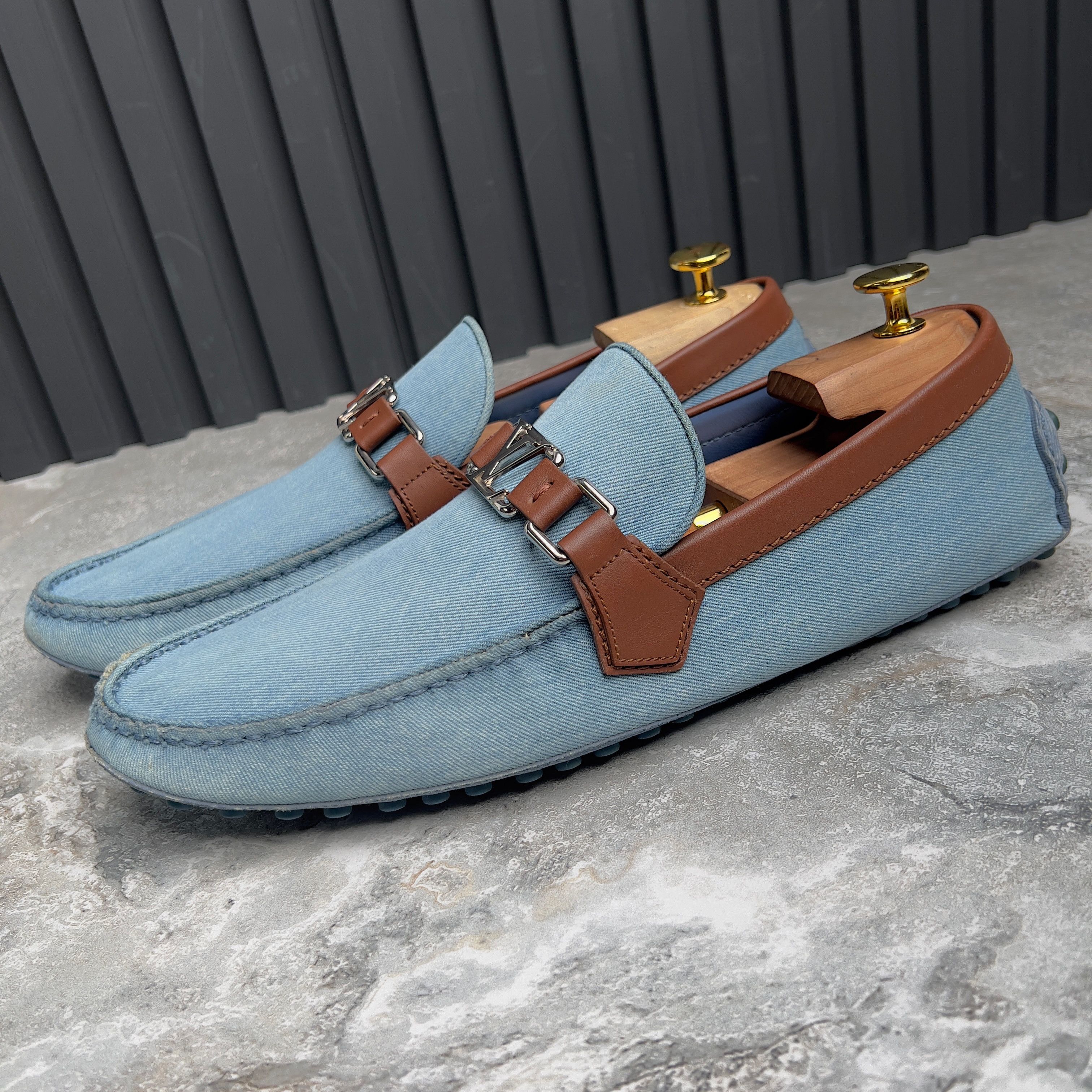 Louis Vuitton Louis Vuitton Monte Carlo Driving Moccasin Denim Size US 10.5 / EU 43-44 - 1 Thumbnail