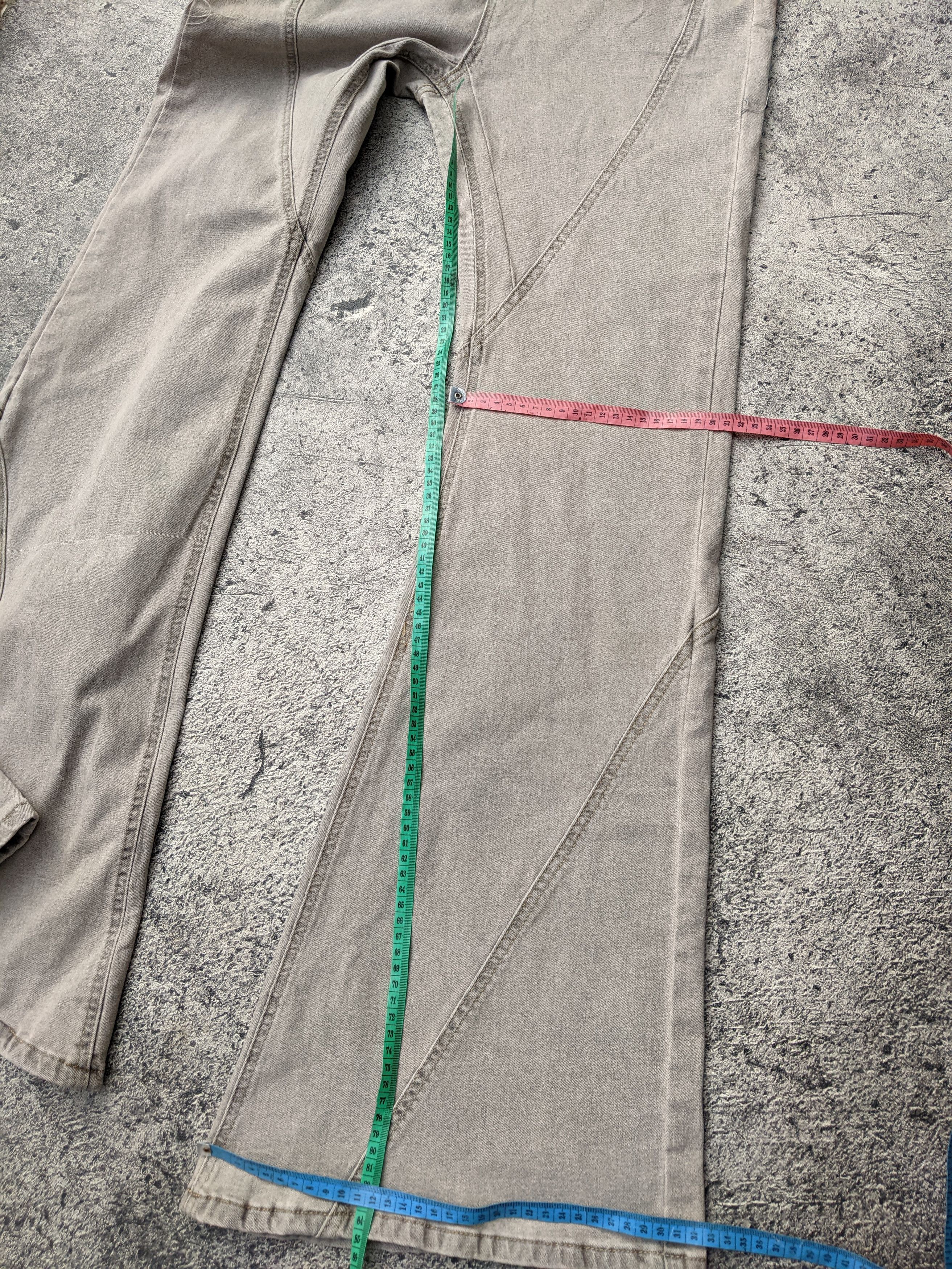 Japanese Brand Super Flare High Wais GOA Style Pants Size US 28 / EU 44 - 7 Thumbnail