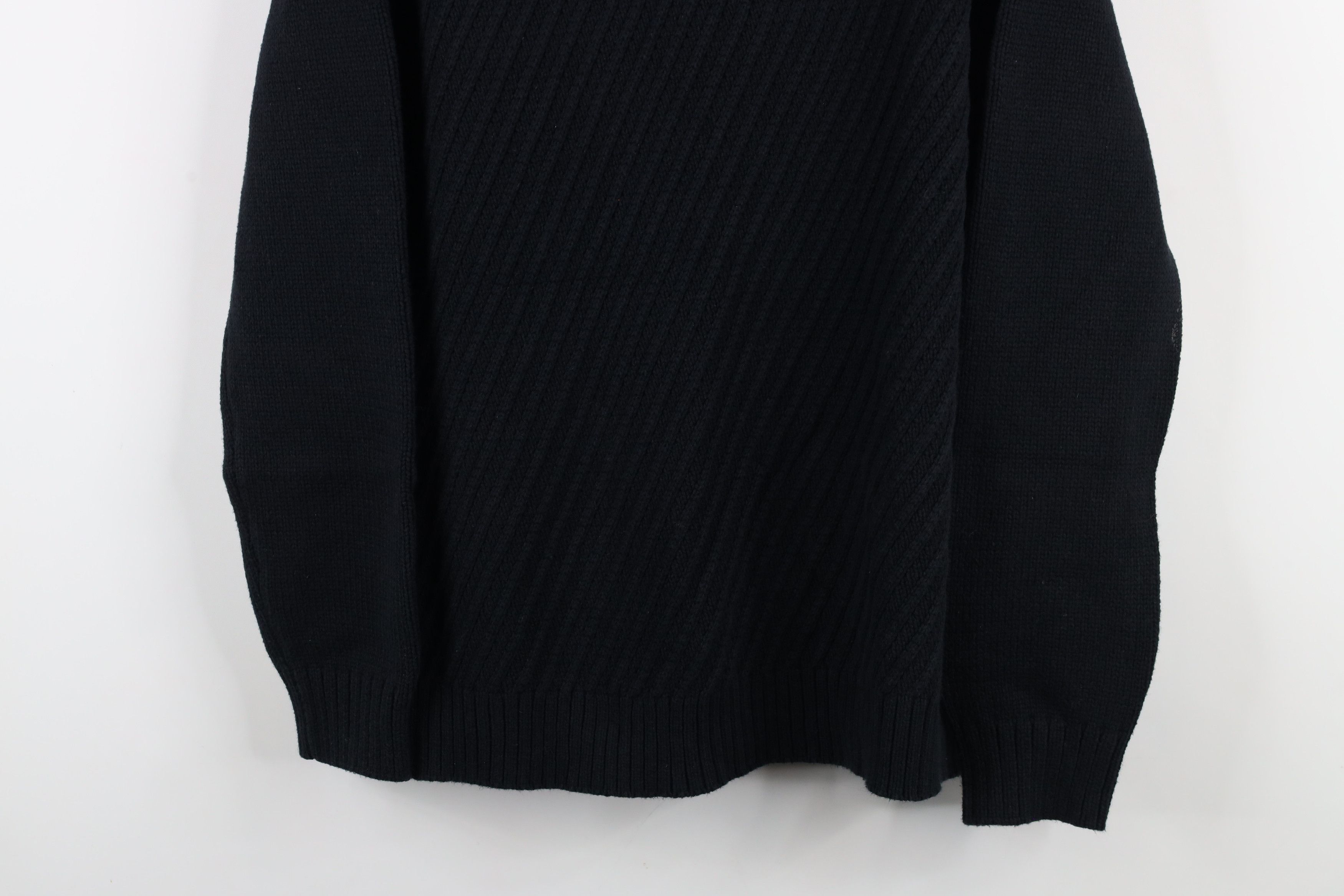 Express × Vintage Vintage Y2K Express Babydoll Ribbed Knit Turtleneck Sweater Size L / US 10 / IT 46 - 3 Thumbnail