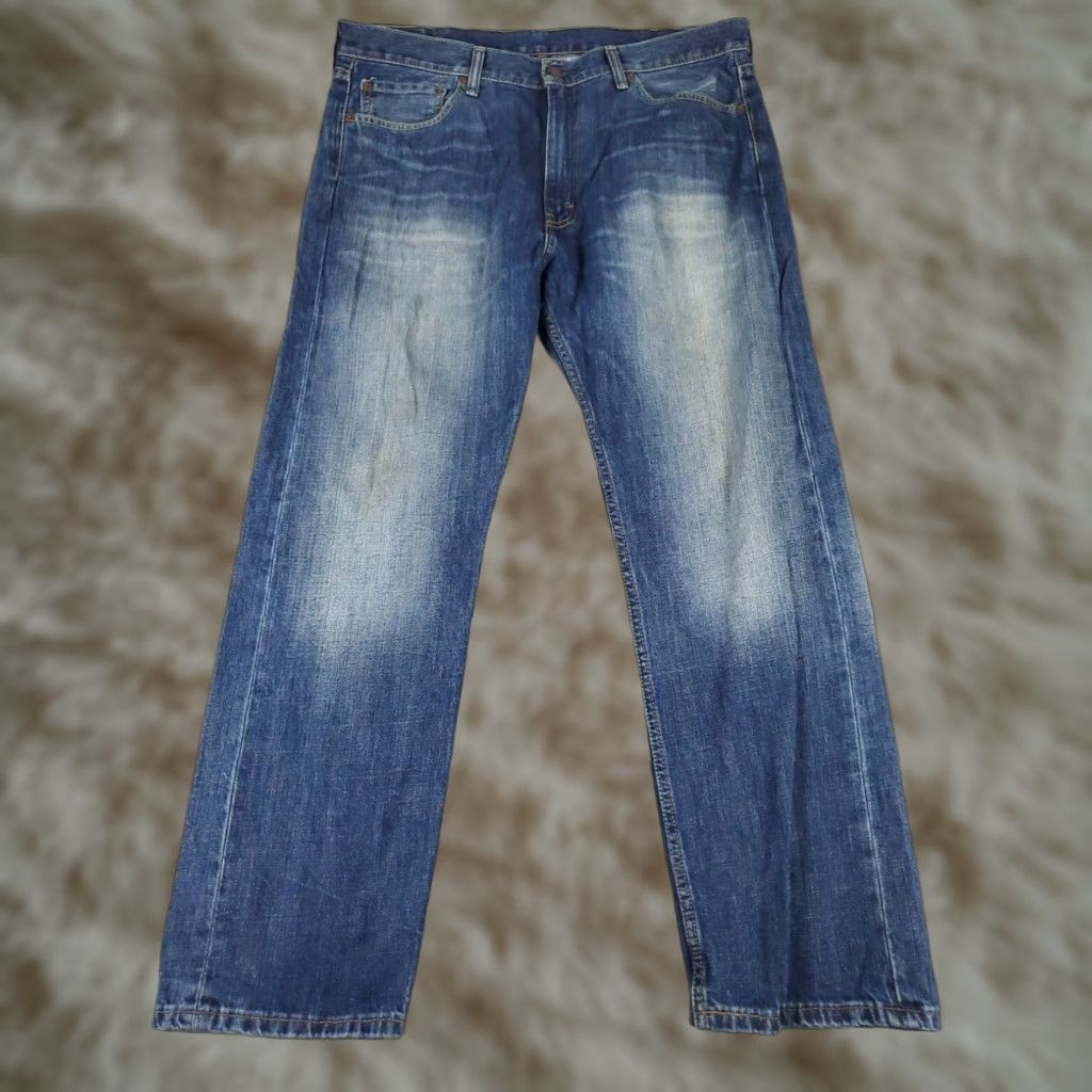 Levi's Levis Mens 38x30 Extra Large XL Blue Casual Straight Leg Denim Jeans Size US 38 / EU 54 - 1 Thumbnail