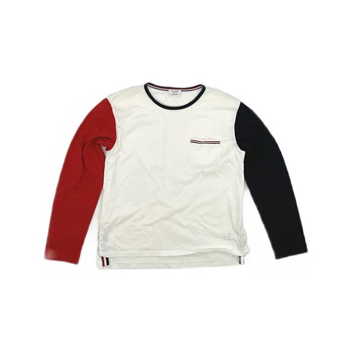 Thom Browne Thom Browne Casual Long Sleeve T-Shirt 0079 Size US S / EU 44-46 / 1 - 1 Thumbnail