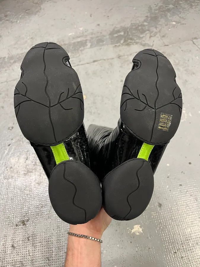 Marithe + Francois Girbaud Marithé + François Girbaud Topic Leather Patent Black Boots Size US 8 / IT 38 - 6 Thumbnail
