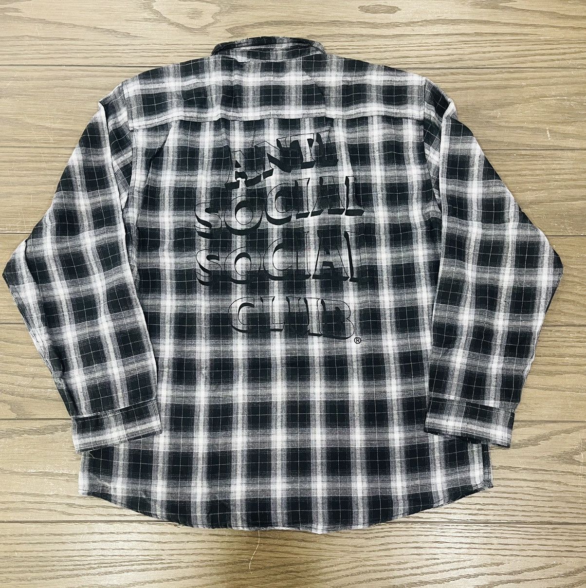 Anti Social Social Club × Designer ⚡️ ASSC Anti Social Club Overwhelming Proof Flannel 2XL ⚡️ Size US XXL / EU 58 / 5 - 6 Thumbnail