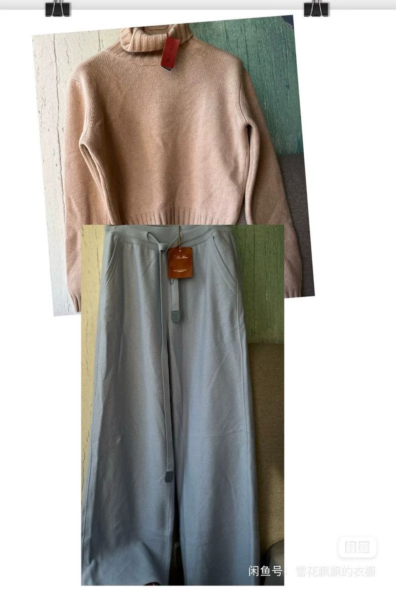 Loro Piana LORO PIANA Light beige baby cashmere sweater Size S / US 4 / IT 40 - 4 Thumbnail