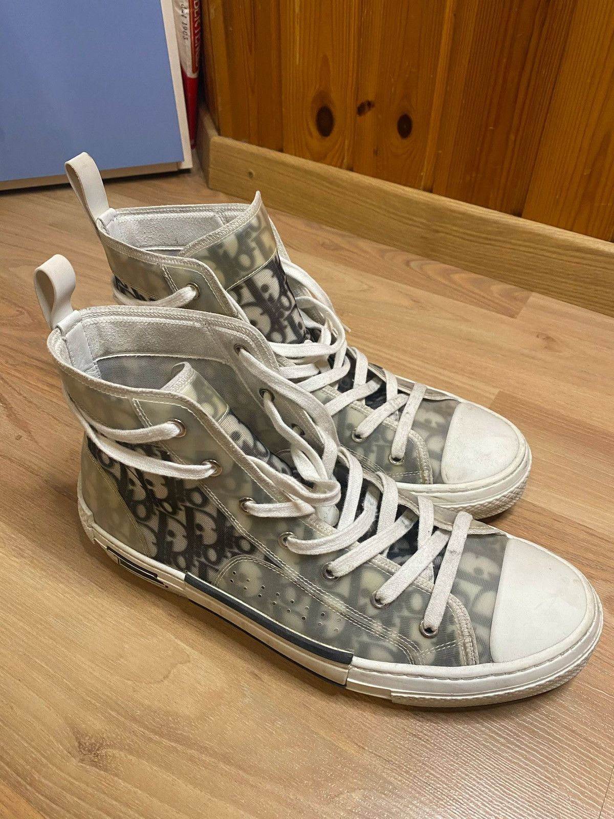 Dior Dior B23 Oblique High Top Sneakers Men’s Size US 9.5 / EU 42-43 - 8 Thumbnail